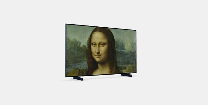 55 The Frame QLED 4K LS03B Smart TV with Art Mode 2022 3D model