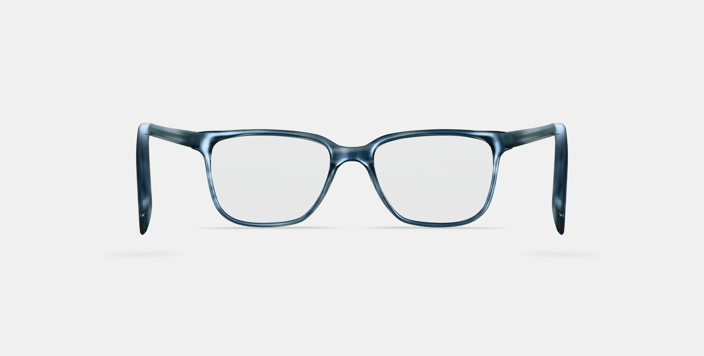 Hayden Low Bridge Fit Eyeglasses in Striped Pacific 3D model_16