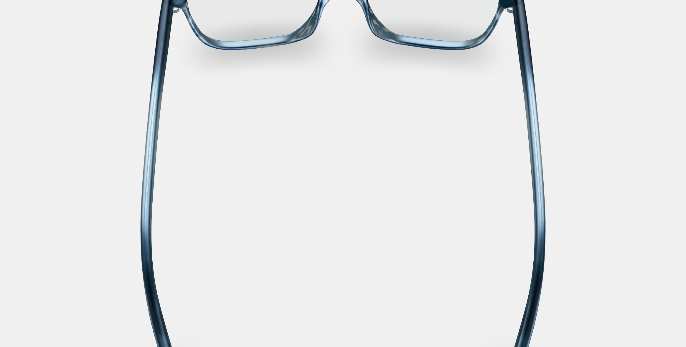 Hayden Low Bridge Fit Eyeglasses in Striped Pacific 3D model_4