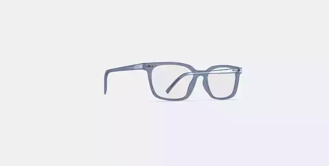 Weathers Low Bridge Fit Eyeglasses in Periwinkle Crystal