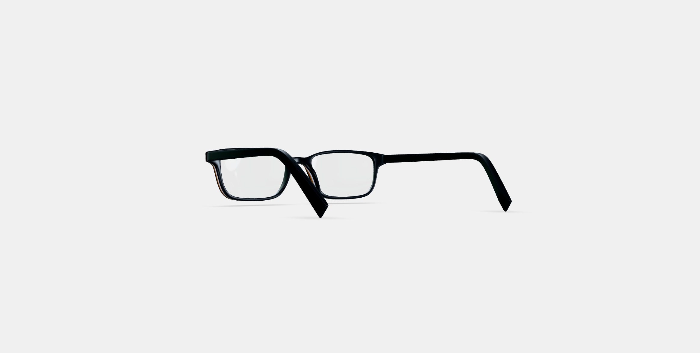 Wilkie Low Bridge Fit Eyeglasses in Black Matte Eclipse 3D model_16