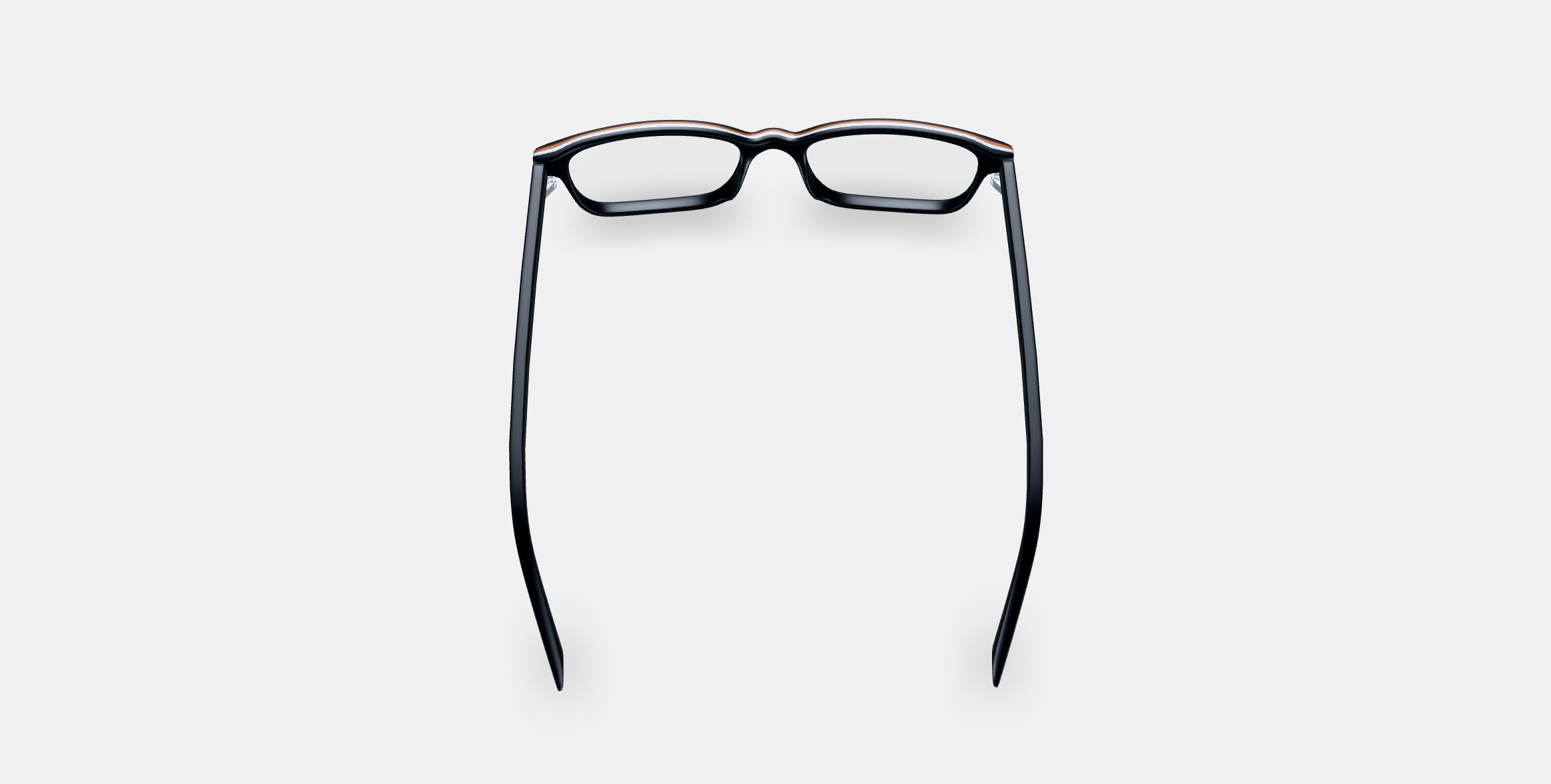 Wilkie Low Bridge Fit Eyeglasses in Black Matte Eclipse 3D model_2