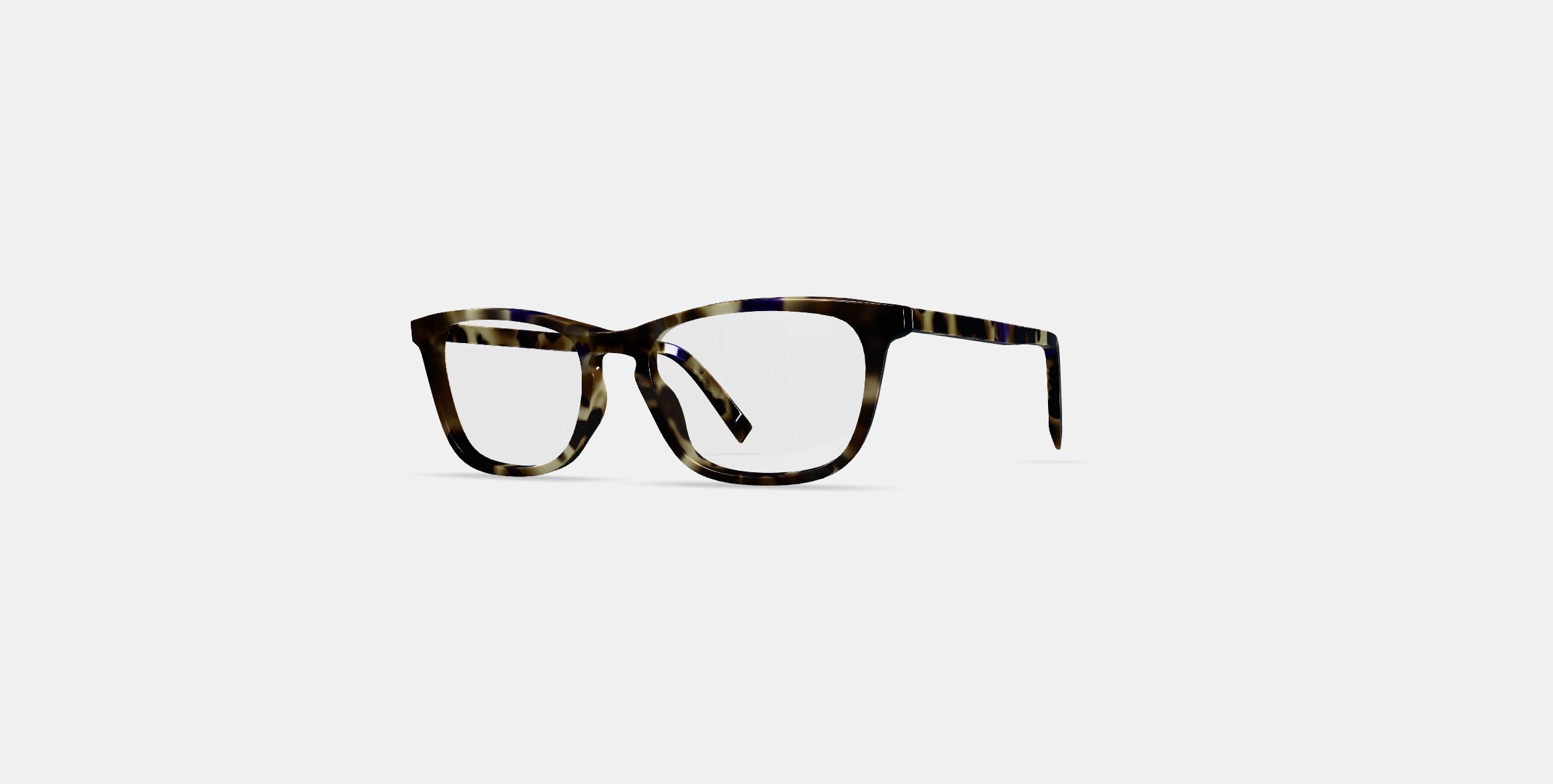 Welty Low Bridge Fit Eyeglasses in Violet Magnolia 3D model_12
