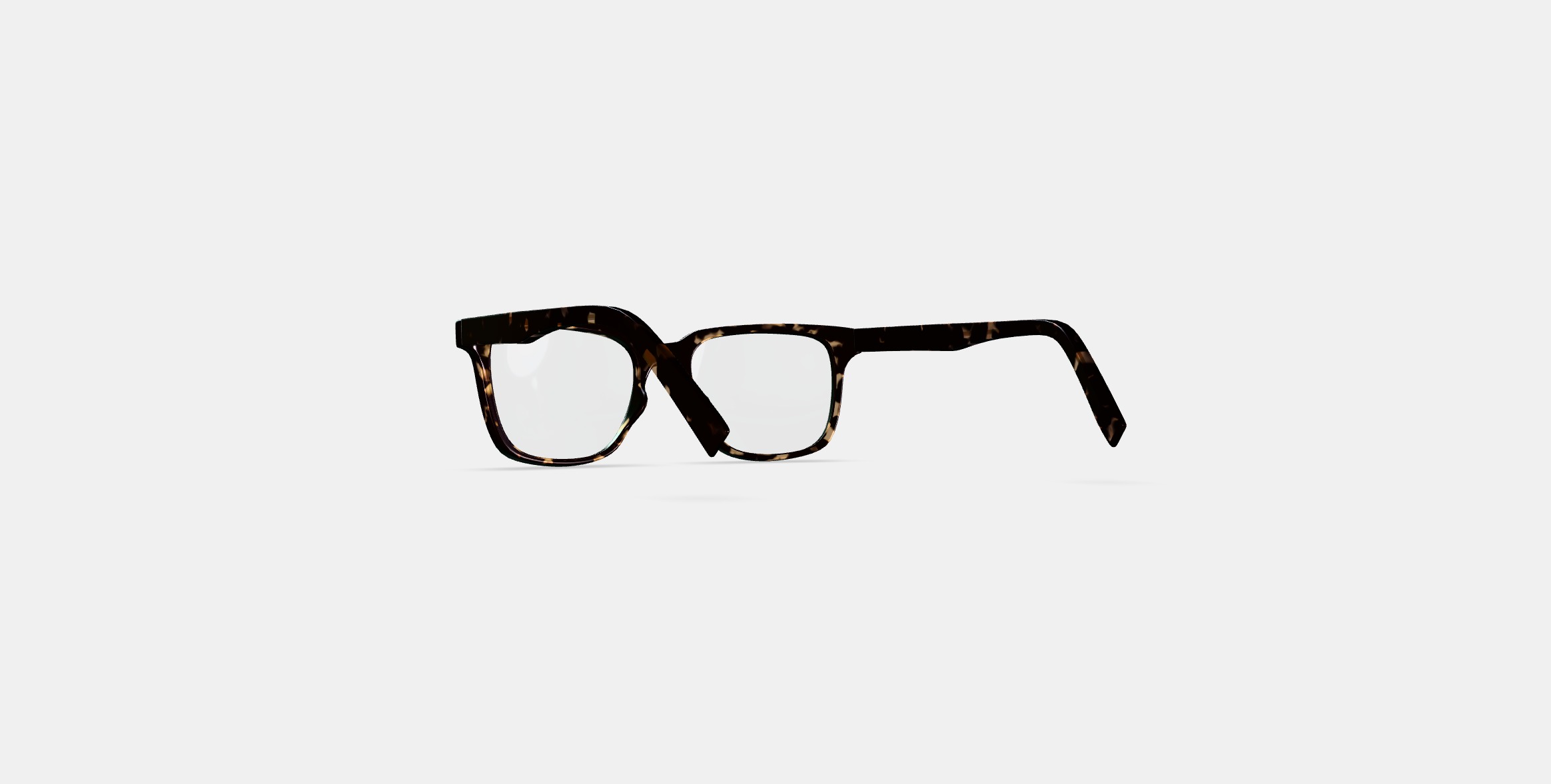 Chamberlain Low Bridge Fit Eyeglasses in Whiskey Tortoise 3D model_15