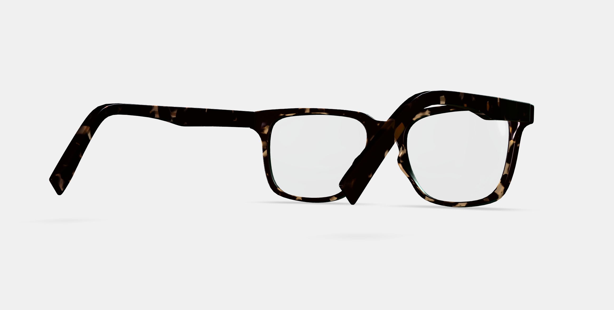 Chamberlain Low Bridge Fit Eyeglasses in Whiskey Tortoise 3D model_5