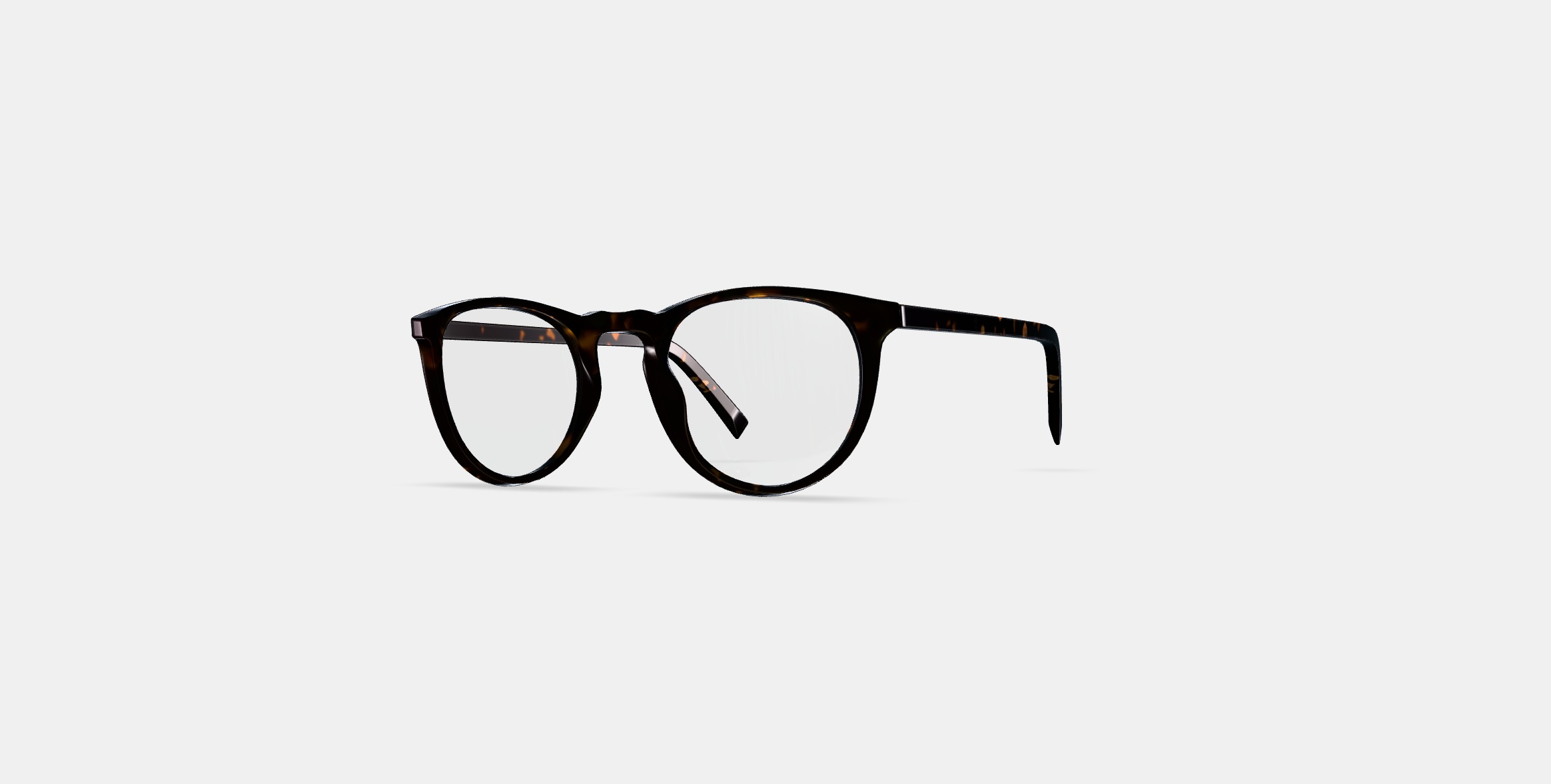 Haskell Low Bridge Fit Eyeglasses in Whiskey Tortoise 3D model_12