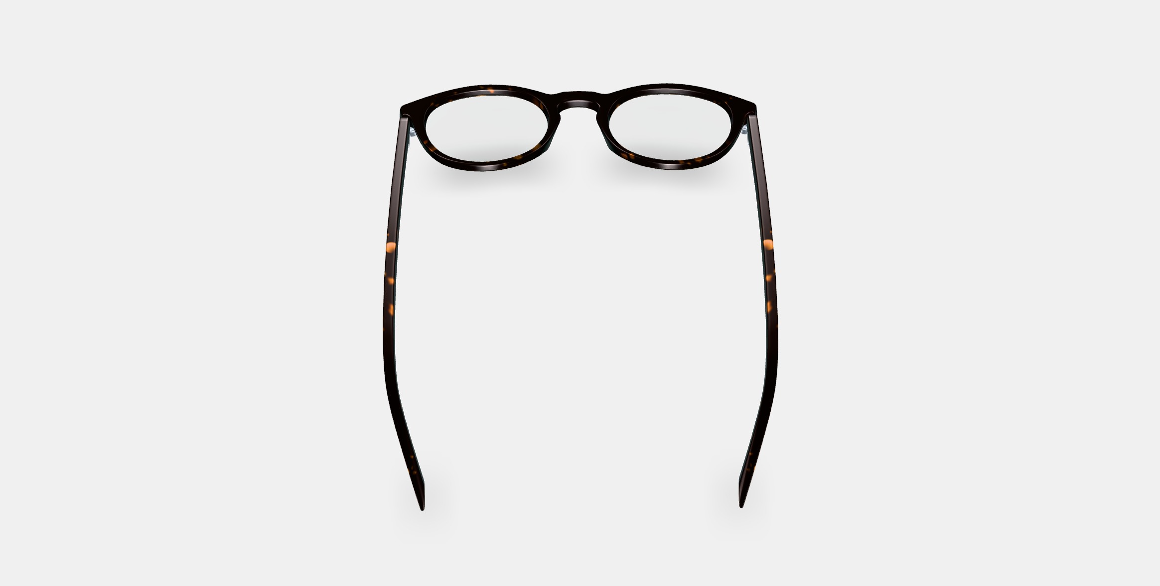 Haskell Low Bridge Fit Eyeglasses in Whiskey Tortoise 3D model_3