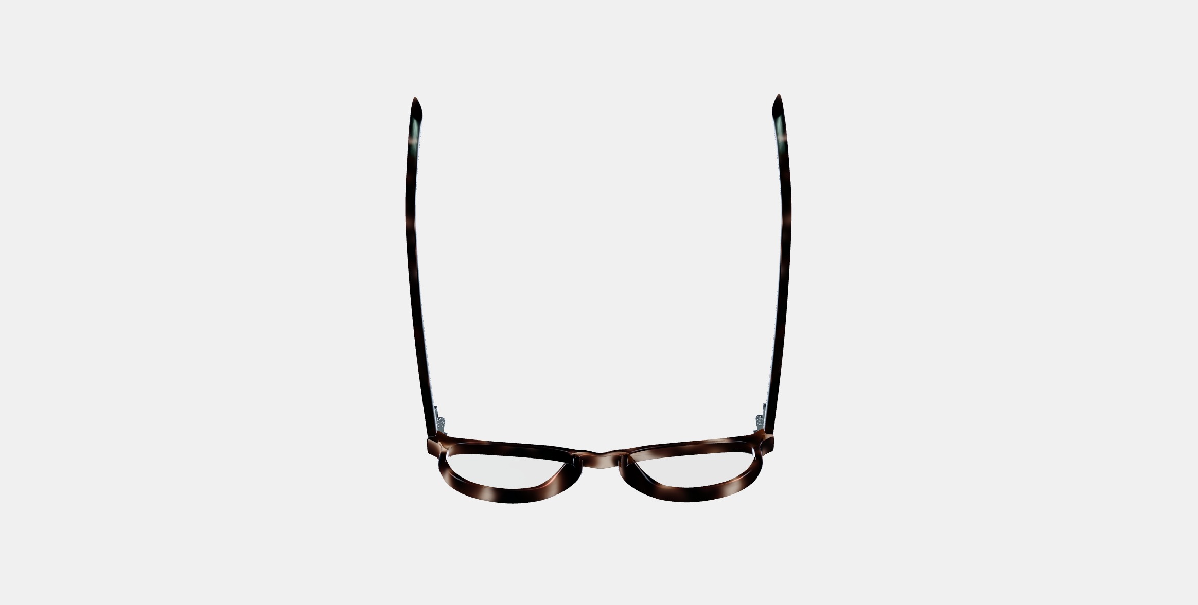 Wright Low Bridge Fit Eyeglasses in Cognac Tortoise 3D model_8