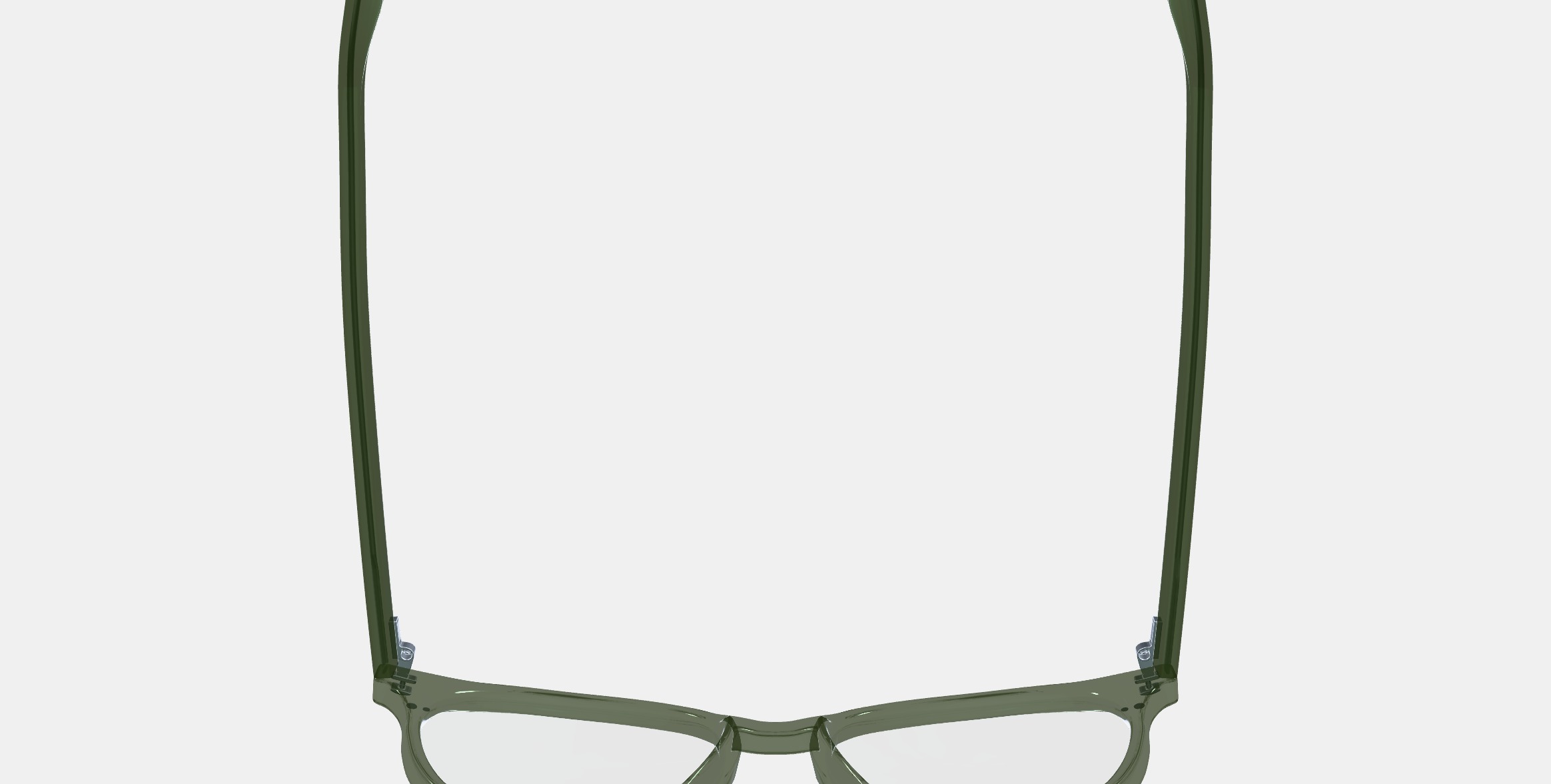 Carlton Low Bridge Fit Eyeglasses in Seaweed Crystal 3D model_8