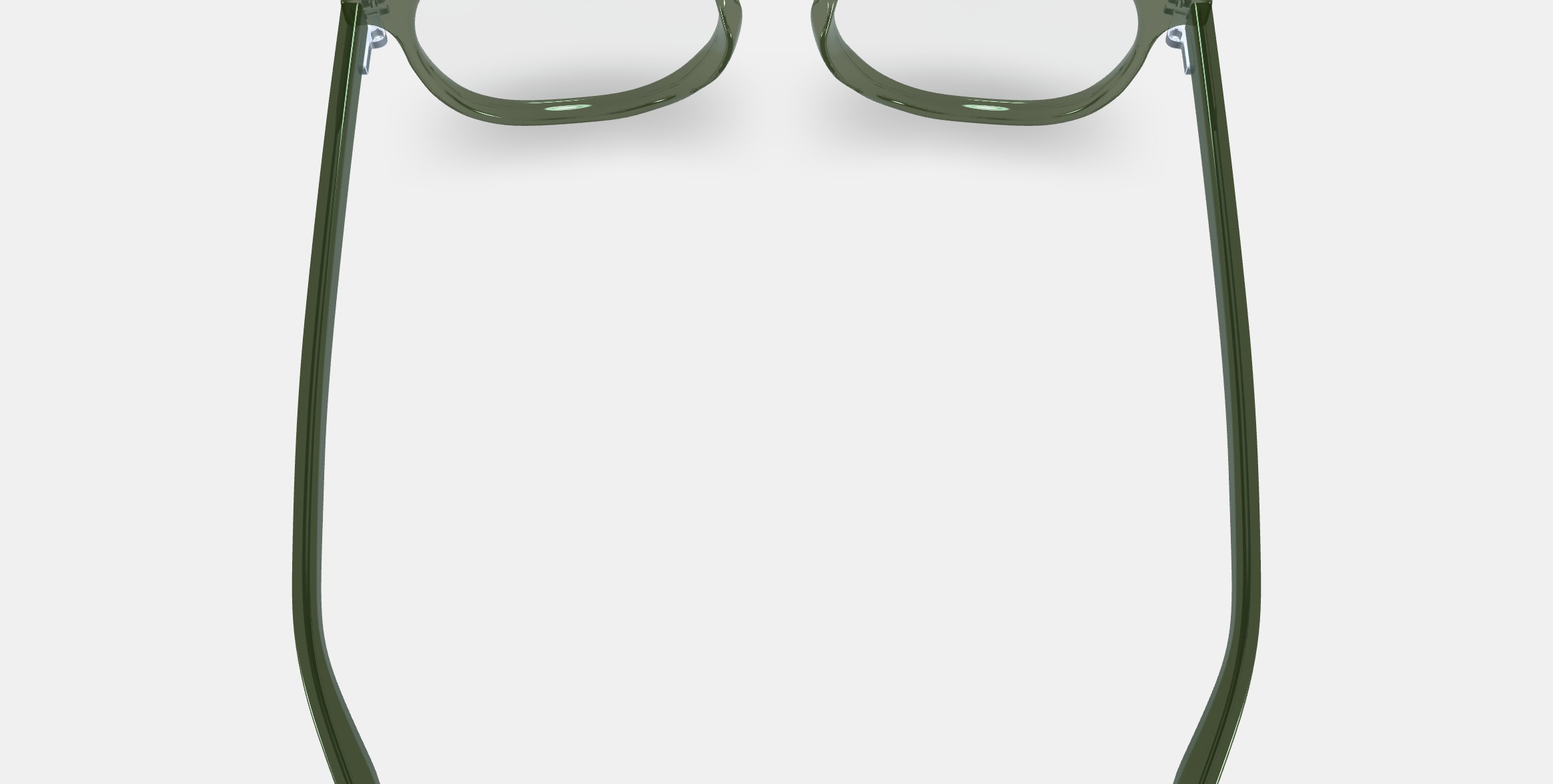 Carlton Low Bridge Fit Eyeglasses in Seaweed Crystal 3D model_4