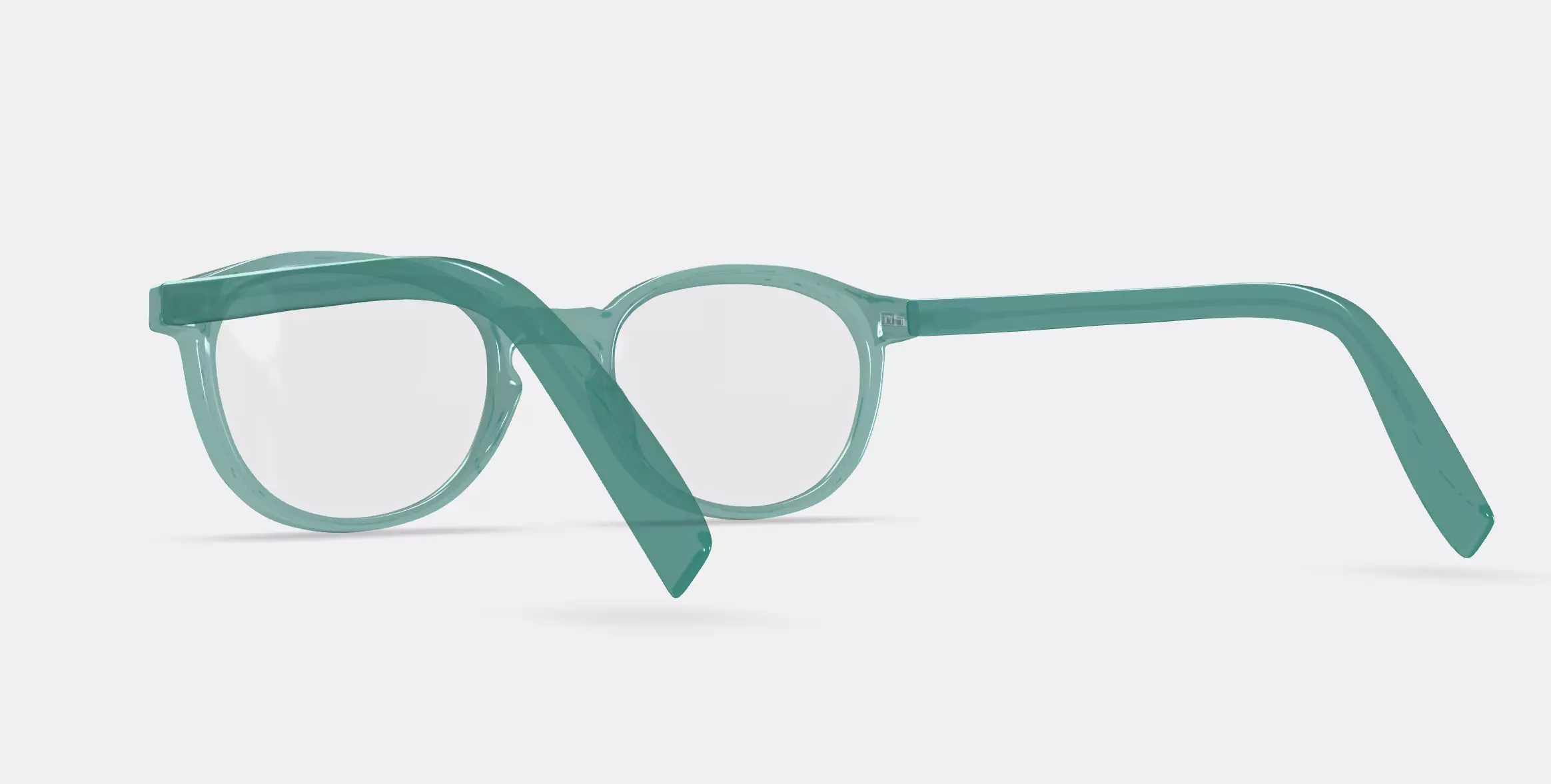 Anselm Eyeglasses in Viridian 3D model_0