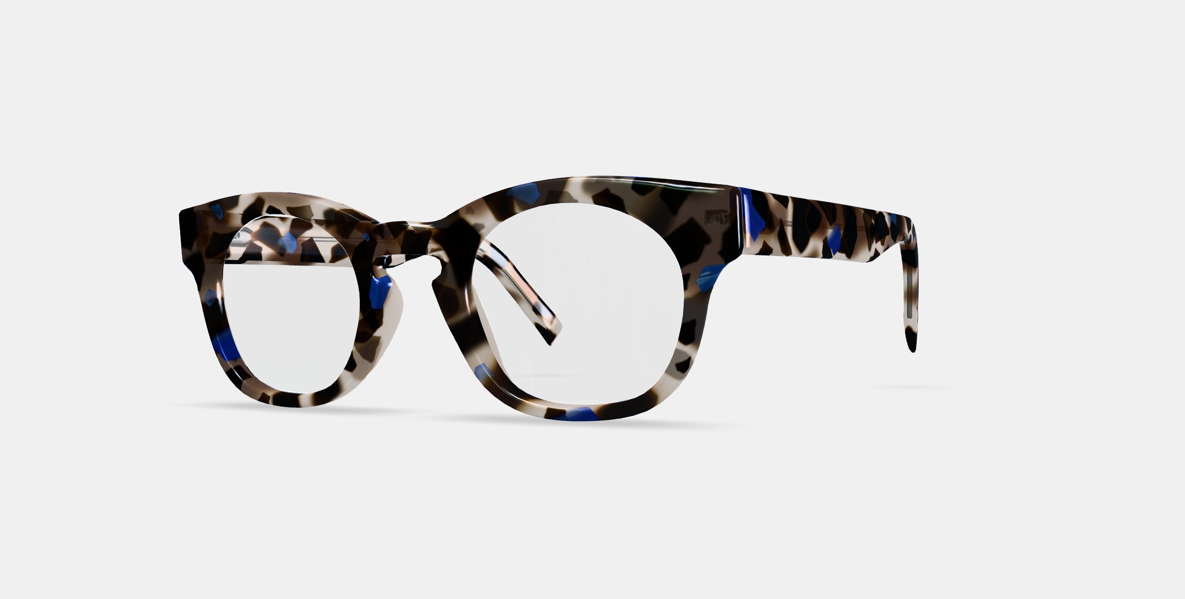 Kimball Eyeglasses in Tanzanite Tortoise 3D model_13