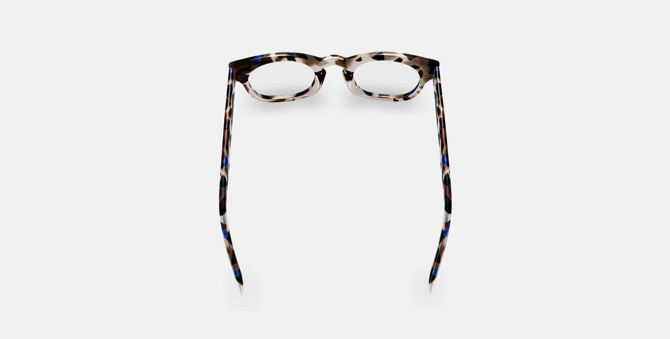 Kimball Eyeglasses in Tanzanite Tortoise 3D model_2
