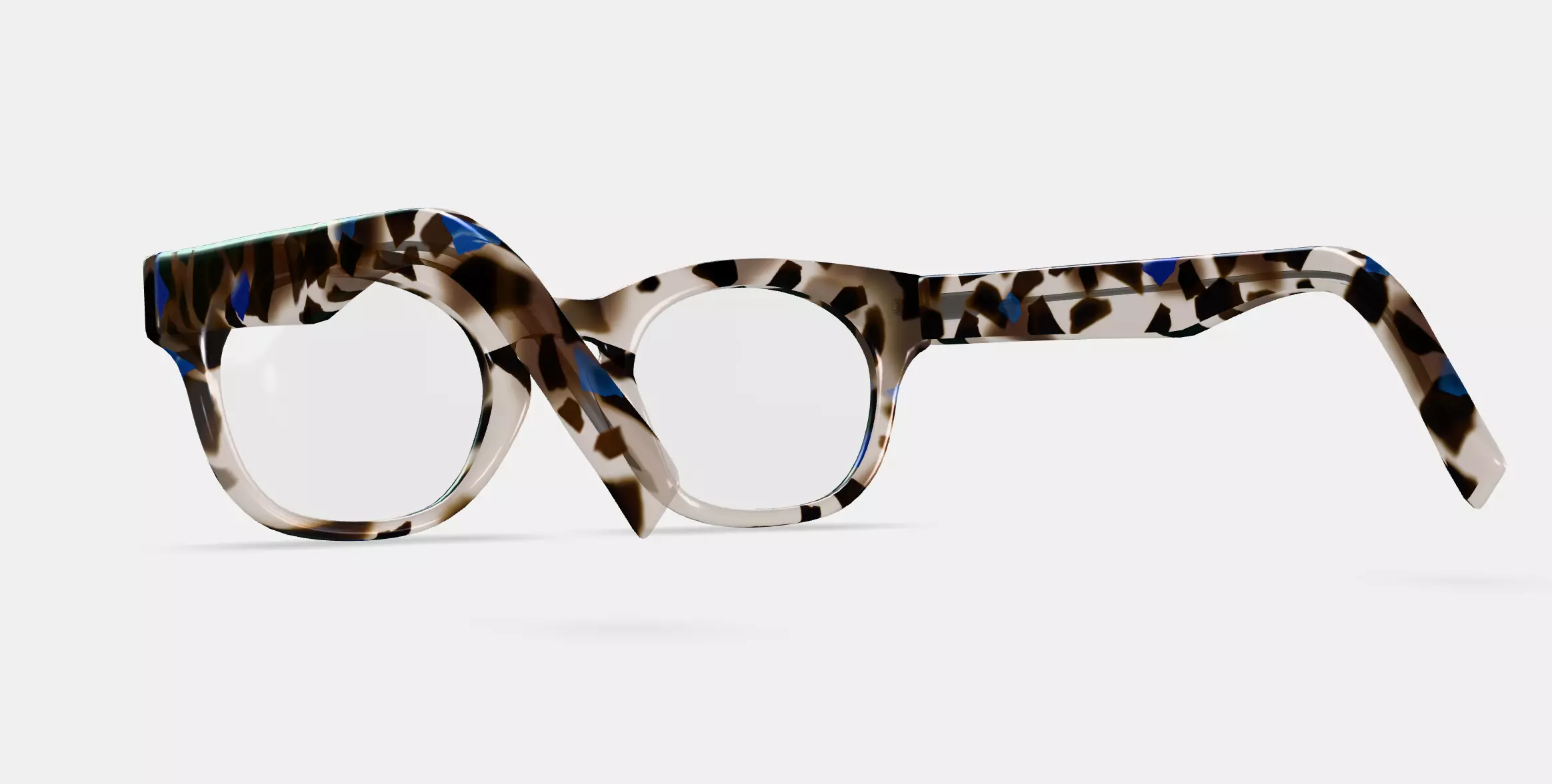 Kimball Eyeglasses in Tanzanite Tortoise 3D model_0