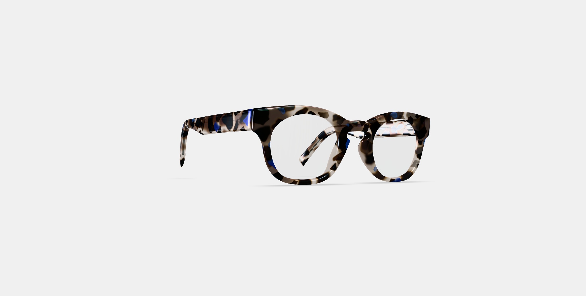 Kimball Eyeglasses in Tanzanite Tortoise 3D model_3