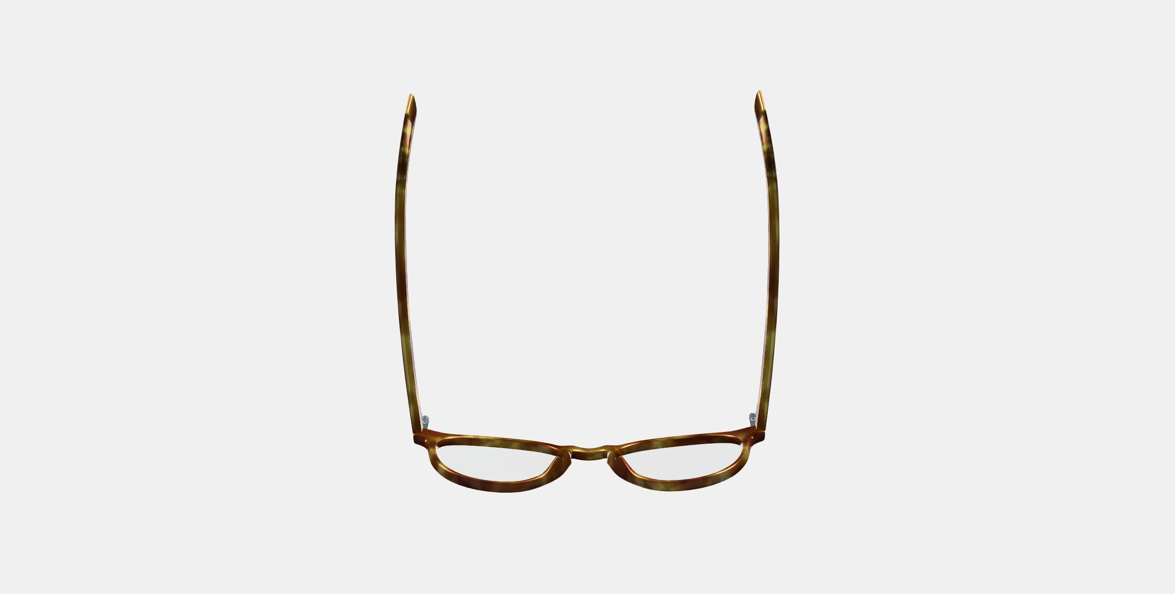 Butler Low Bridge Fit Eyeglasses in Butterscotch Tortoise 3D model_8