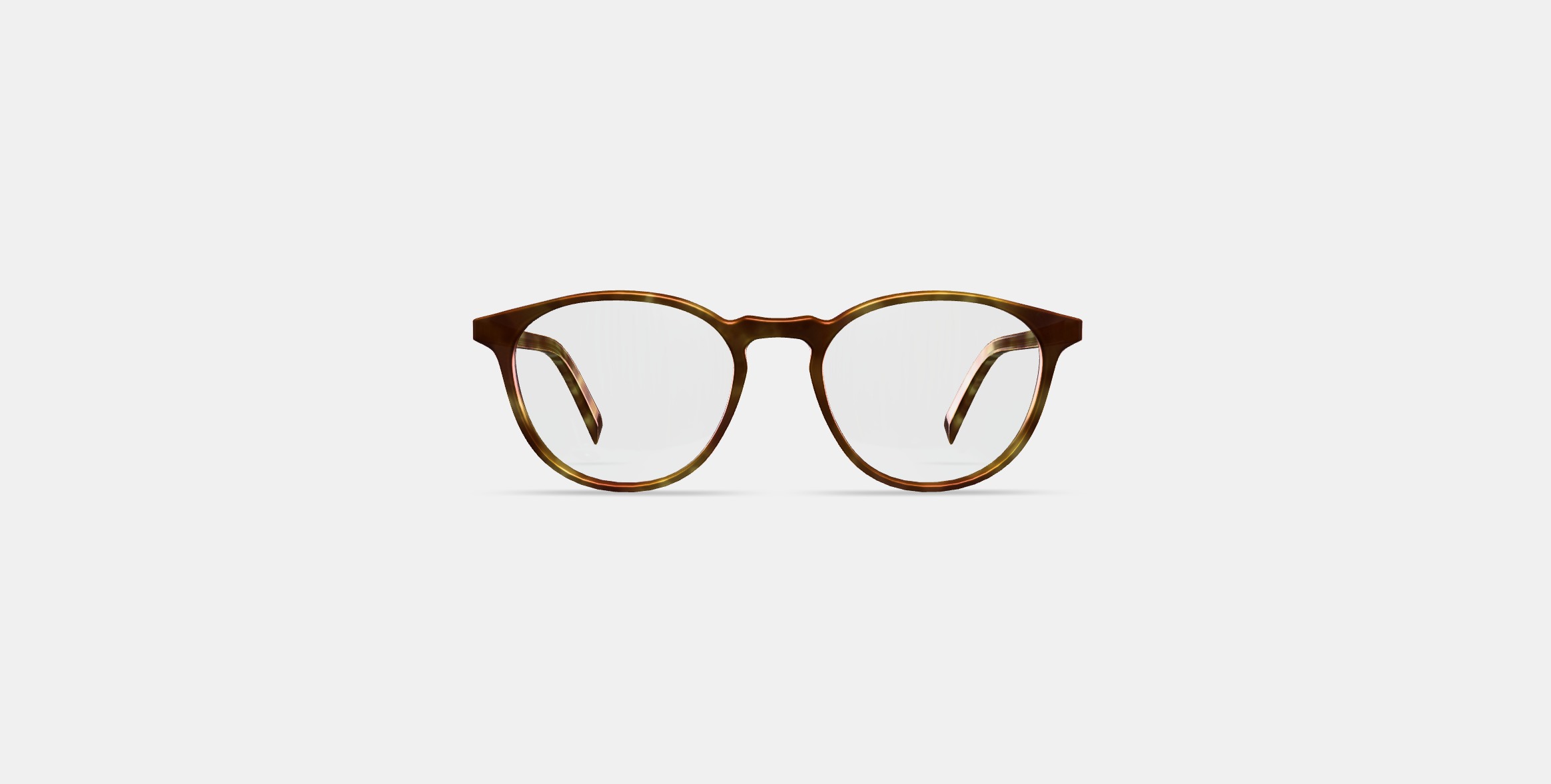 Butler Low Bridge Fit Eyeglasses in Butterscotch Tortoise 3D model_7