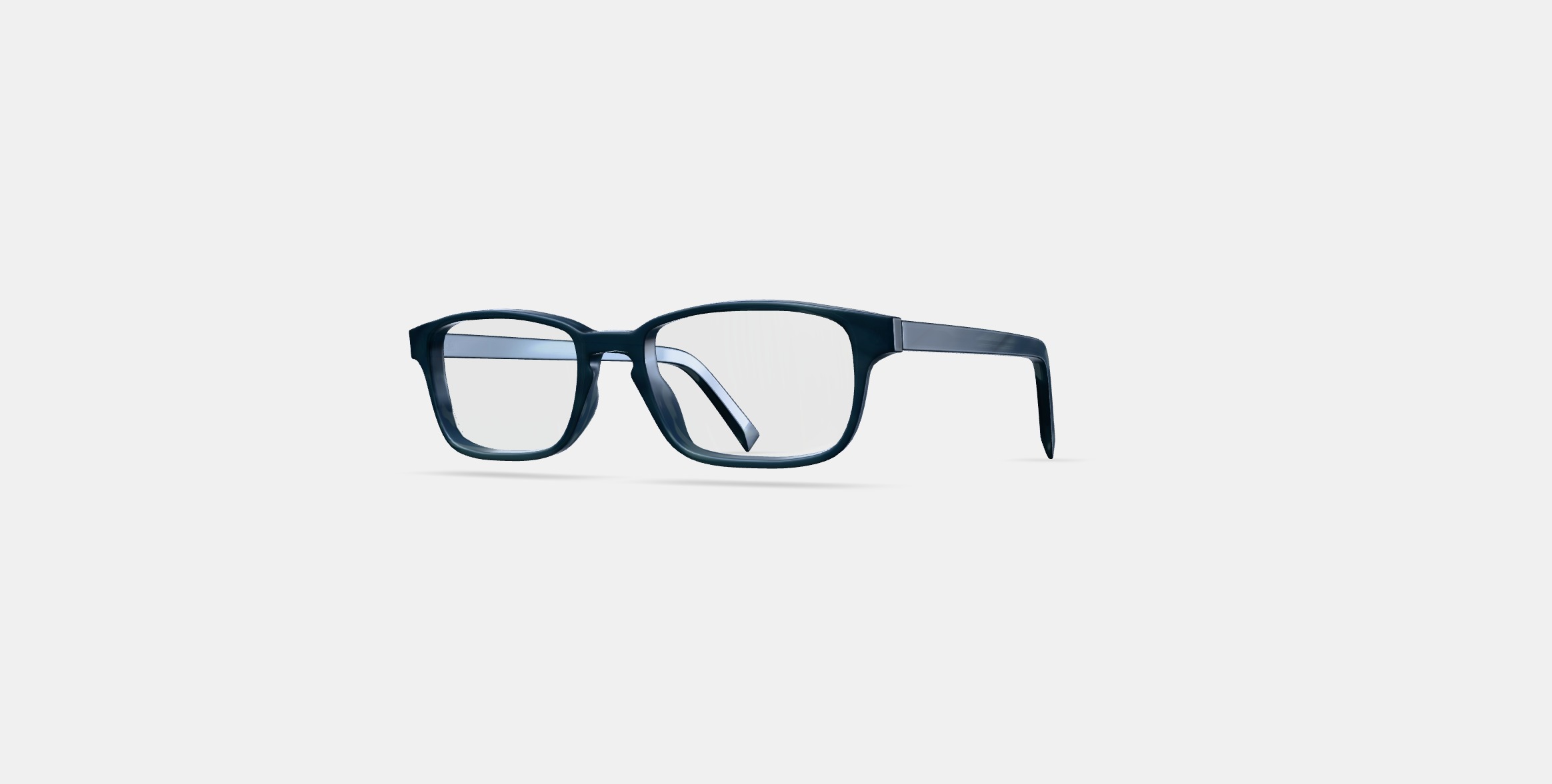Hardy Eyeglasses in Striped Pacific 3D model_12