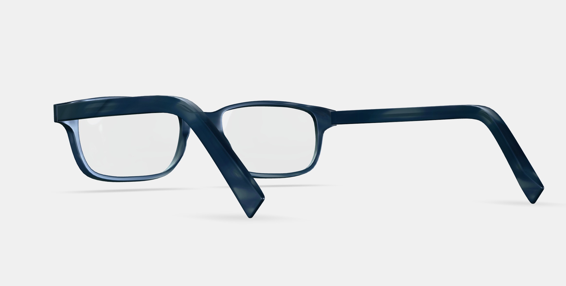 Hardy Eyeglasses in Striped Pacific 3D model_2