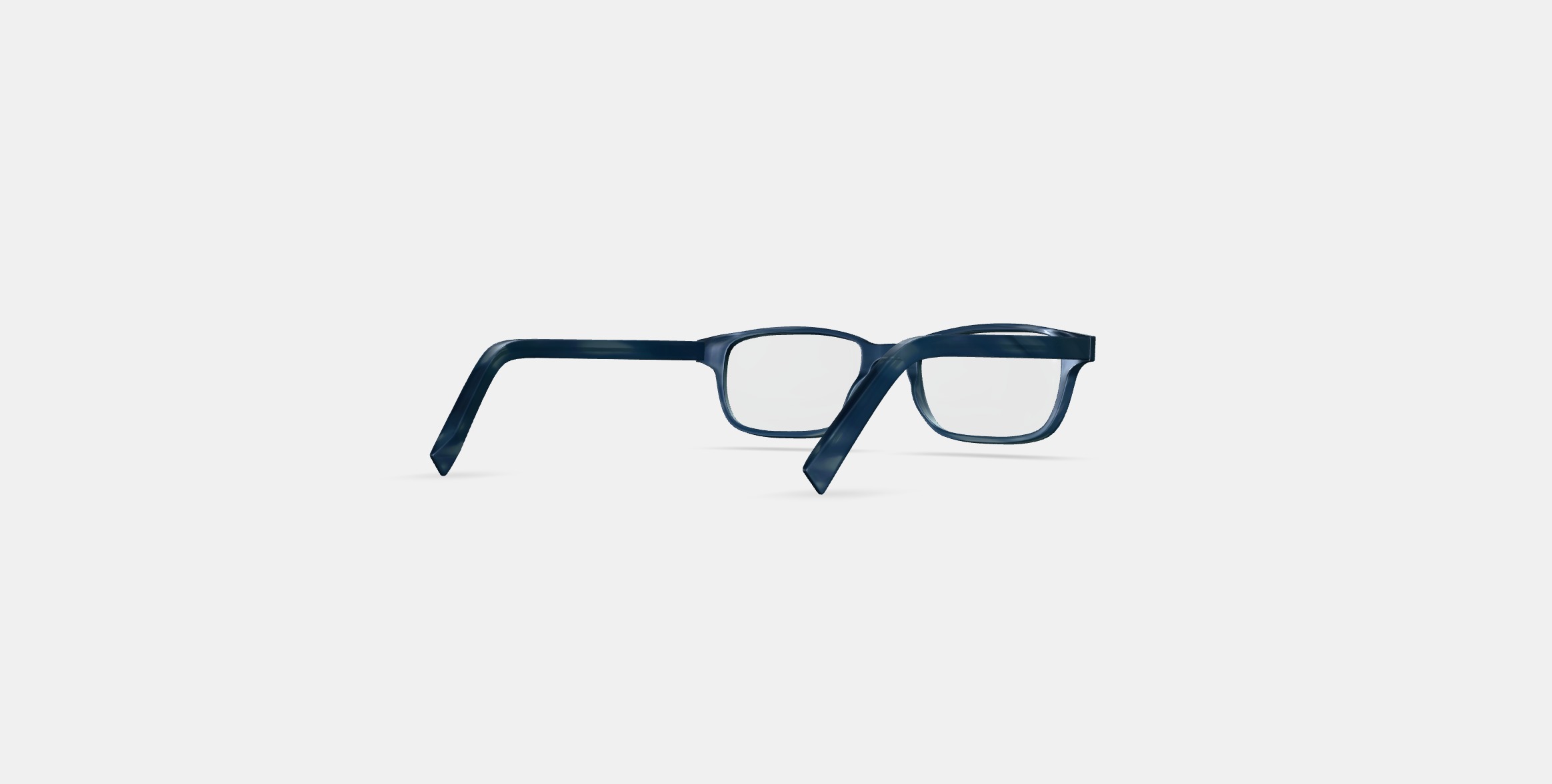 Hardy Eyeglasses in Striped Pacific 3D model_5