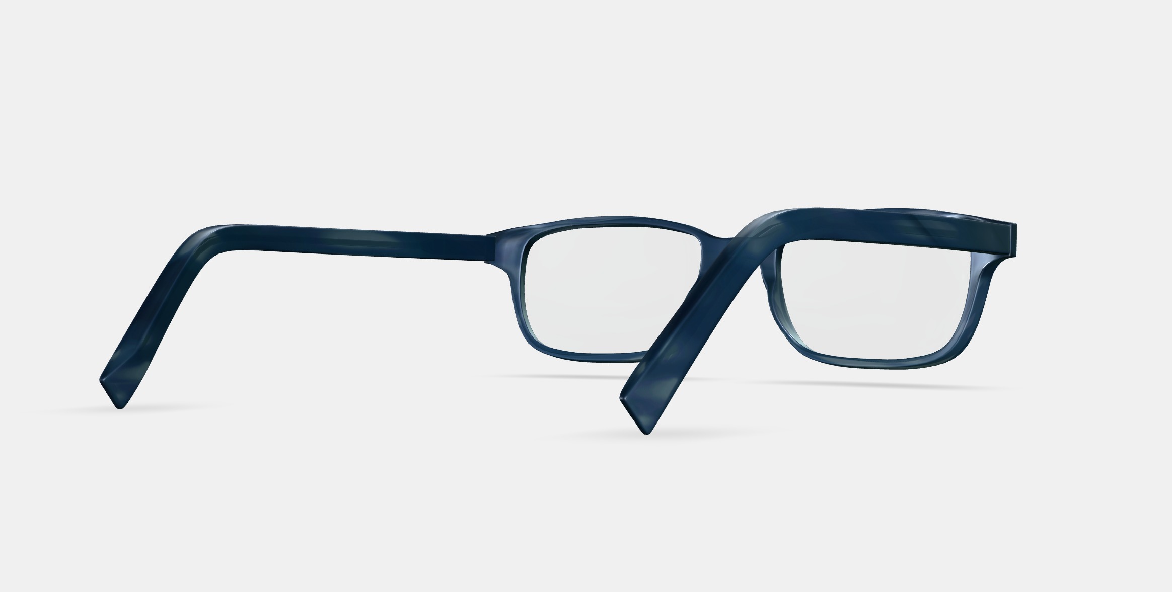 Hardy Eyeglasses in Striped Pacific 3D model_6