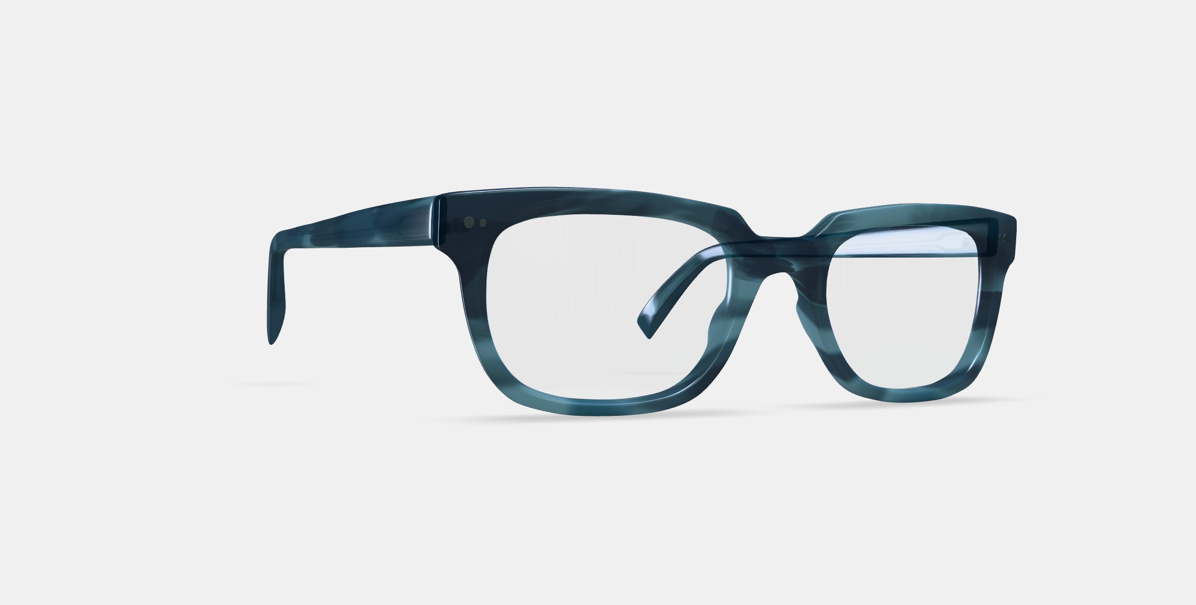 Dunbar Eyeglasses in Marine Slate 3D model_9