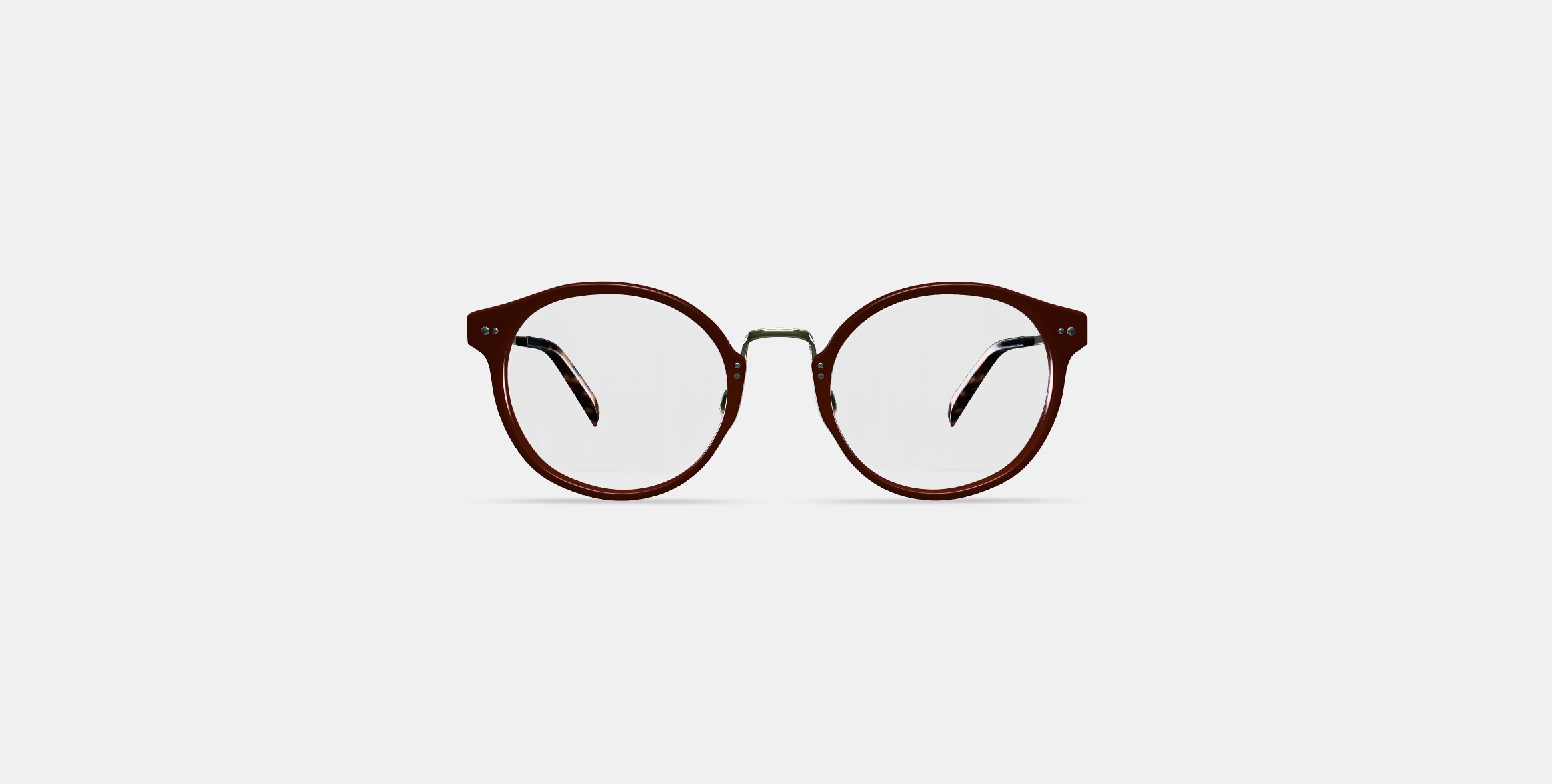 Jayla Eyeglasses in Russet Red with Riesling 3D model_7