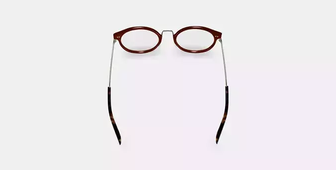Jayla Eyeglasses in Russet Red with Riesling