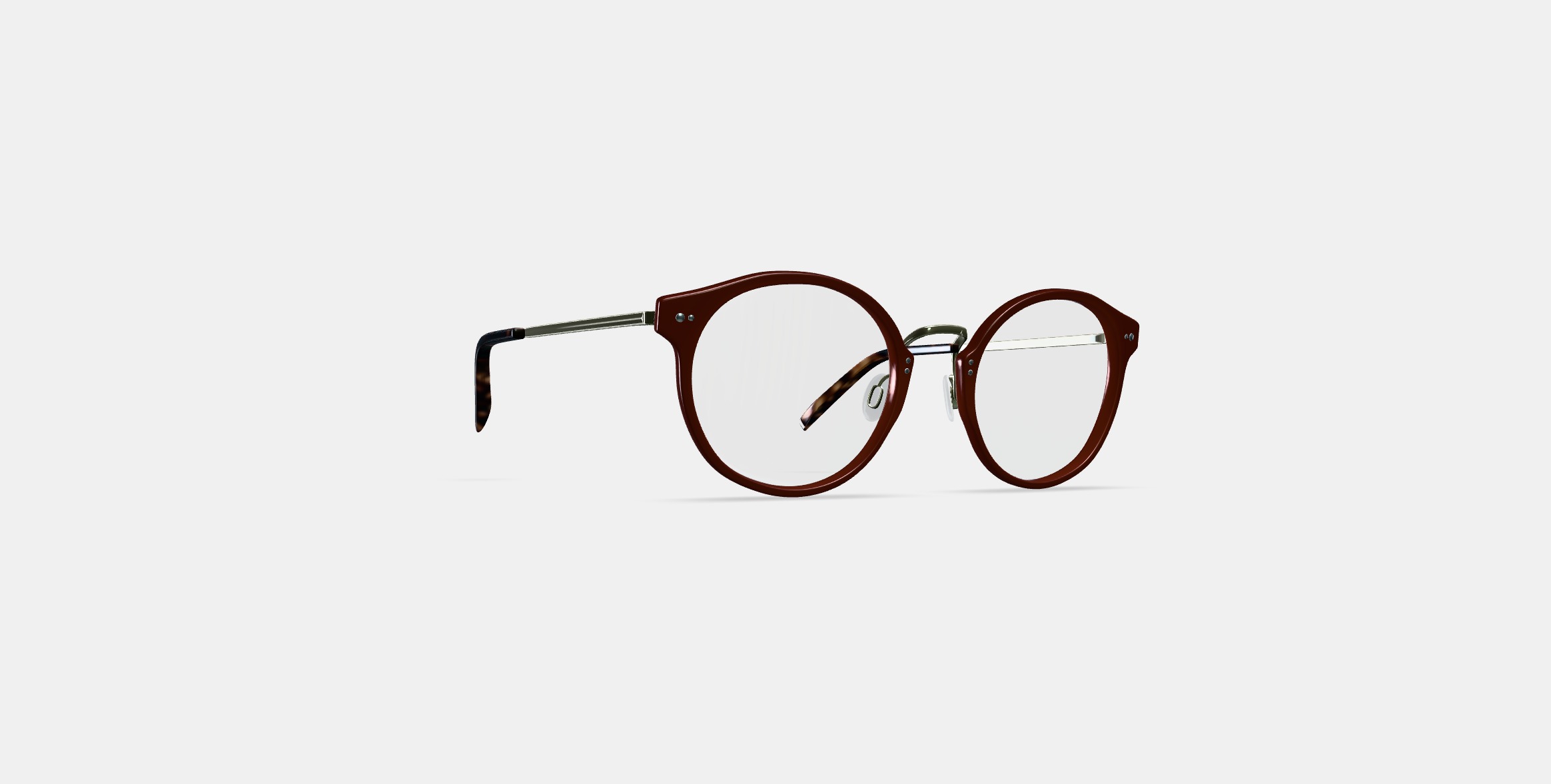 Jayla Eyeglasses in Russet Red with Riesling 3D model_16