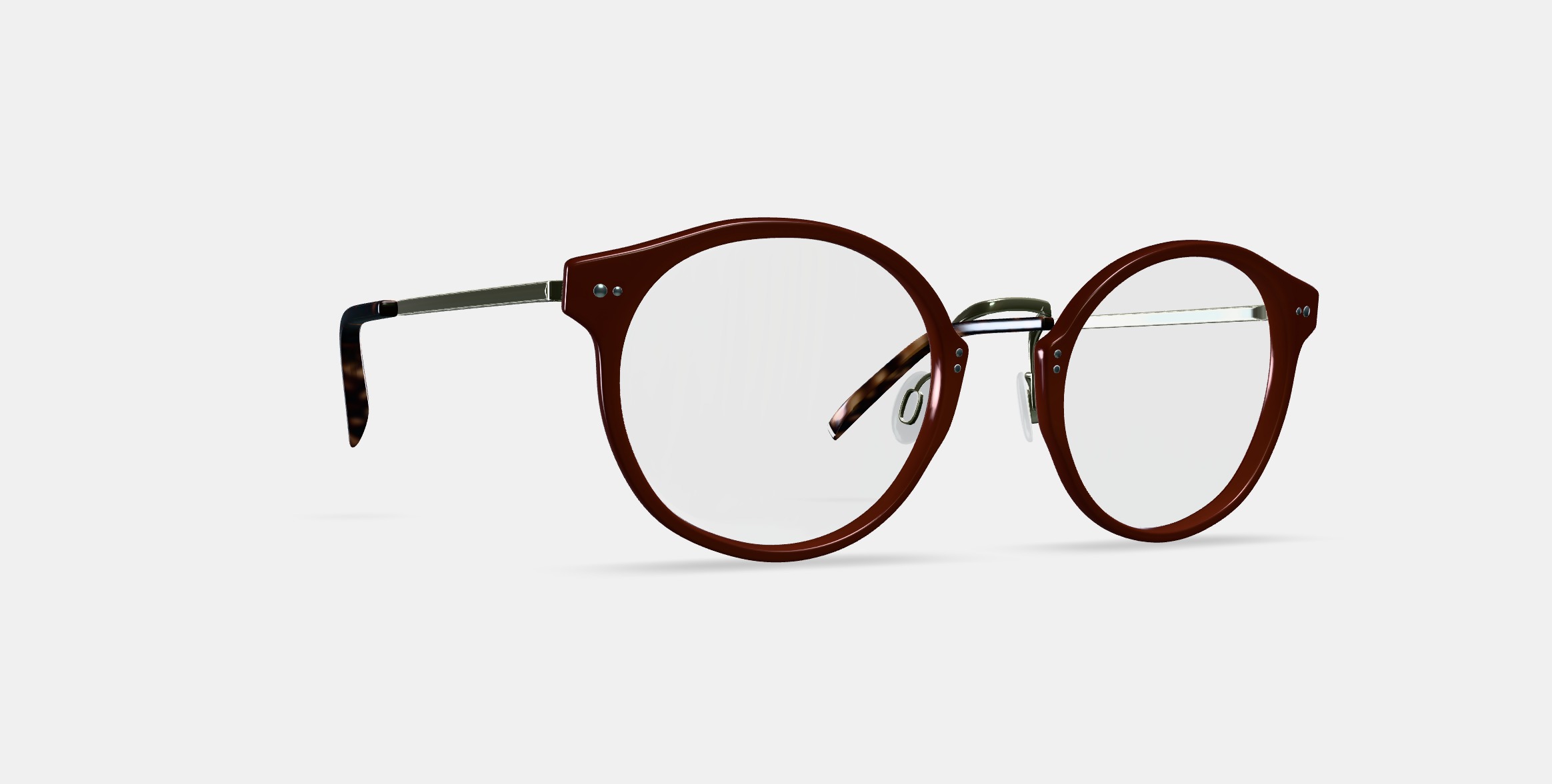 Jayla Eyeglasses in Russet Red with Riesling 3D model_8