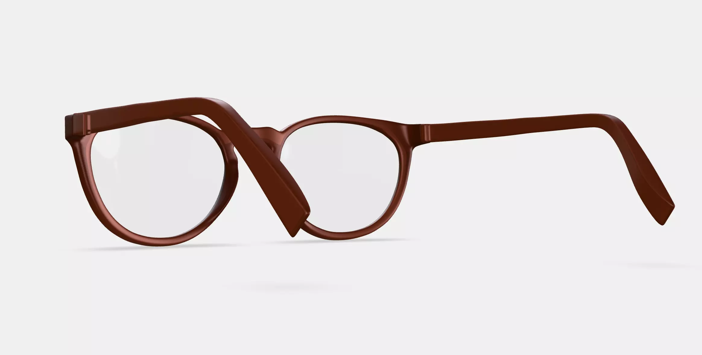 Amari Eyeglasses in Arabica Matte 3D model_0