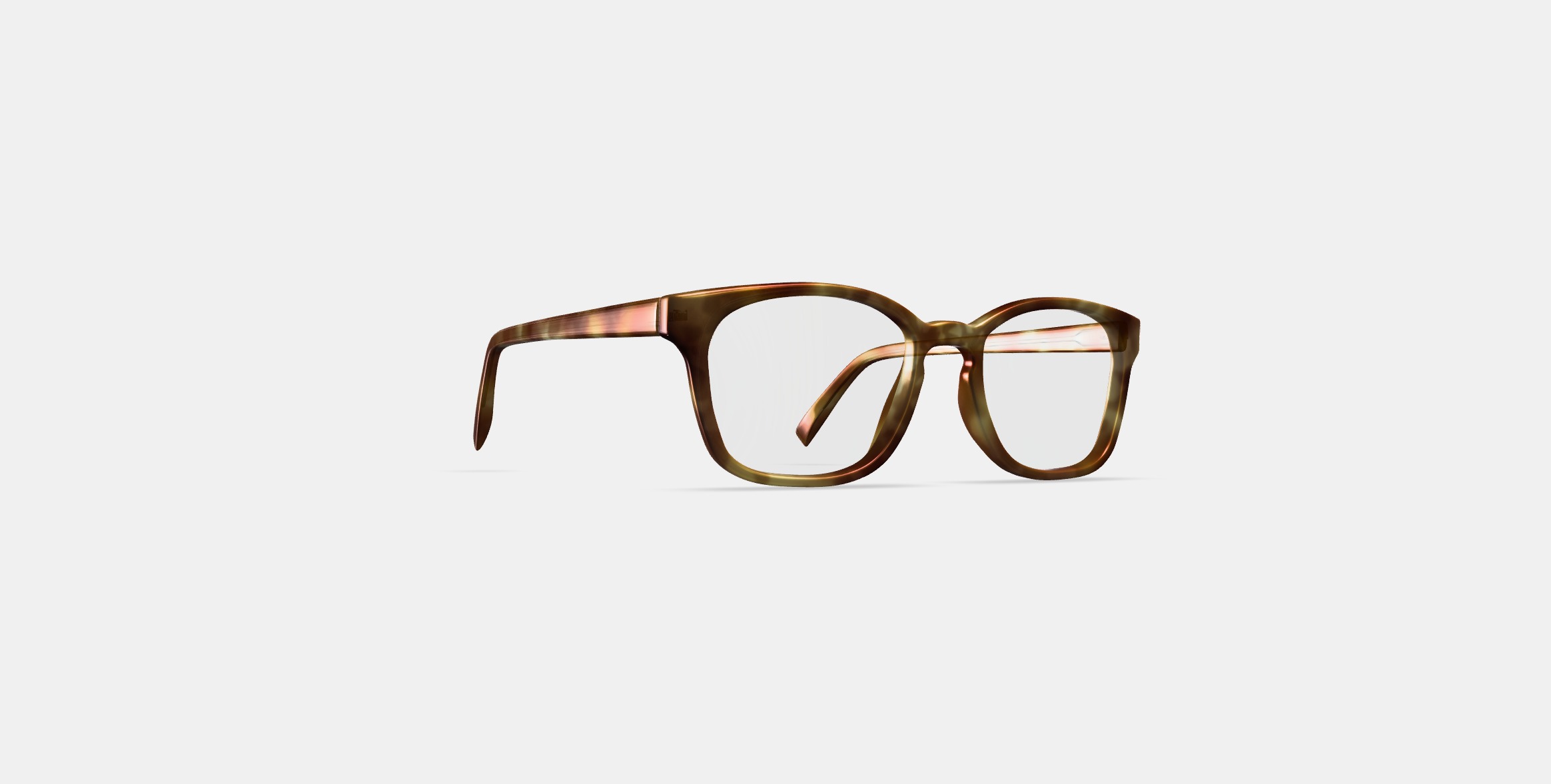 Hemmings Eyeglasses in Butterscotch Tortoise 3D model_3
