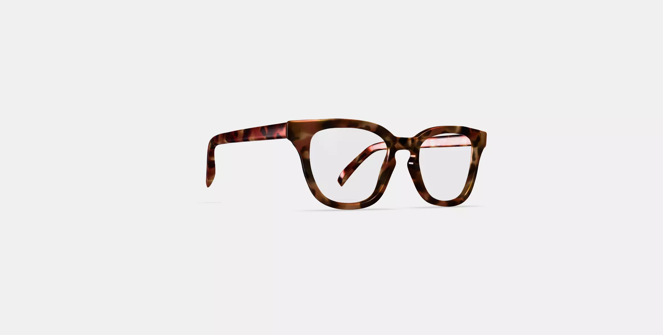 Della Eyeglasses in Acorn Tortoise 3D model