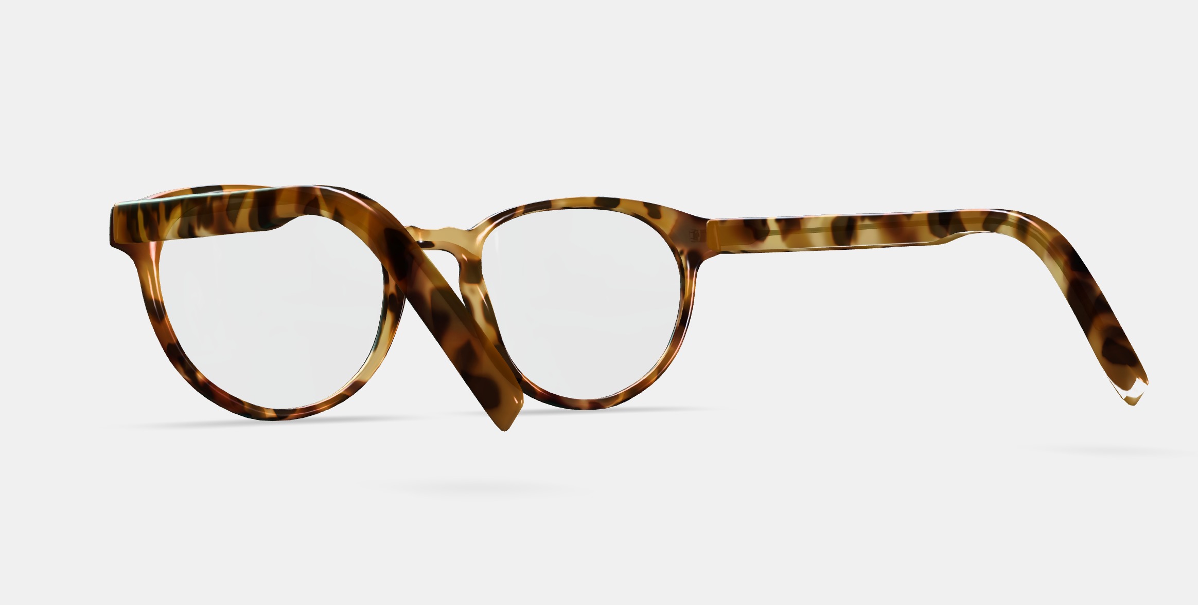 Whalen Eyeglasses in Acorn Tortoise 3D model_2