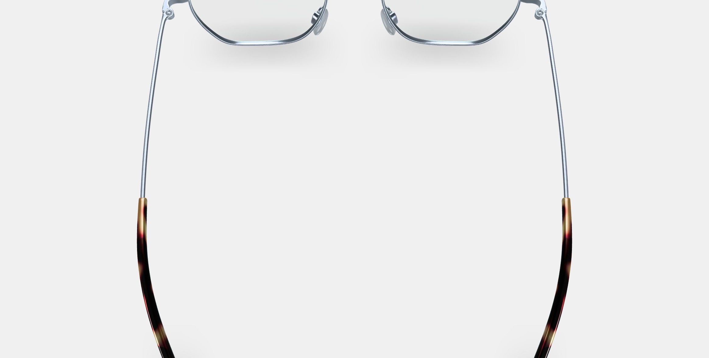 Robbie Eyeglasses in Antique Silver 3D model_5