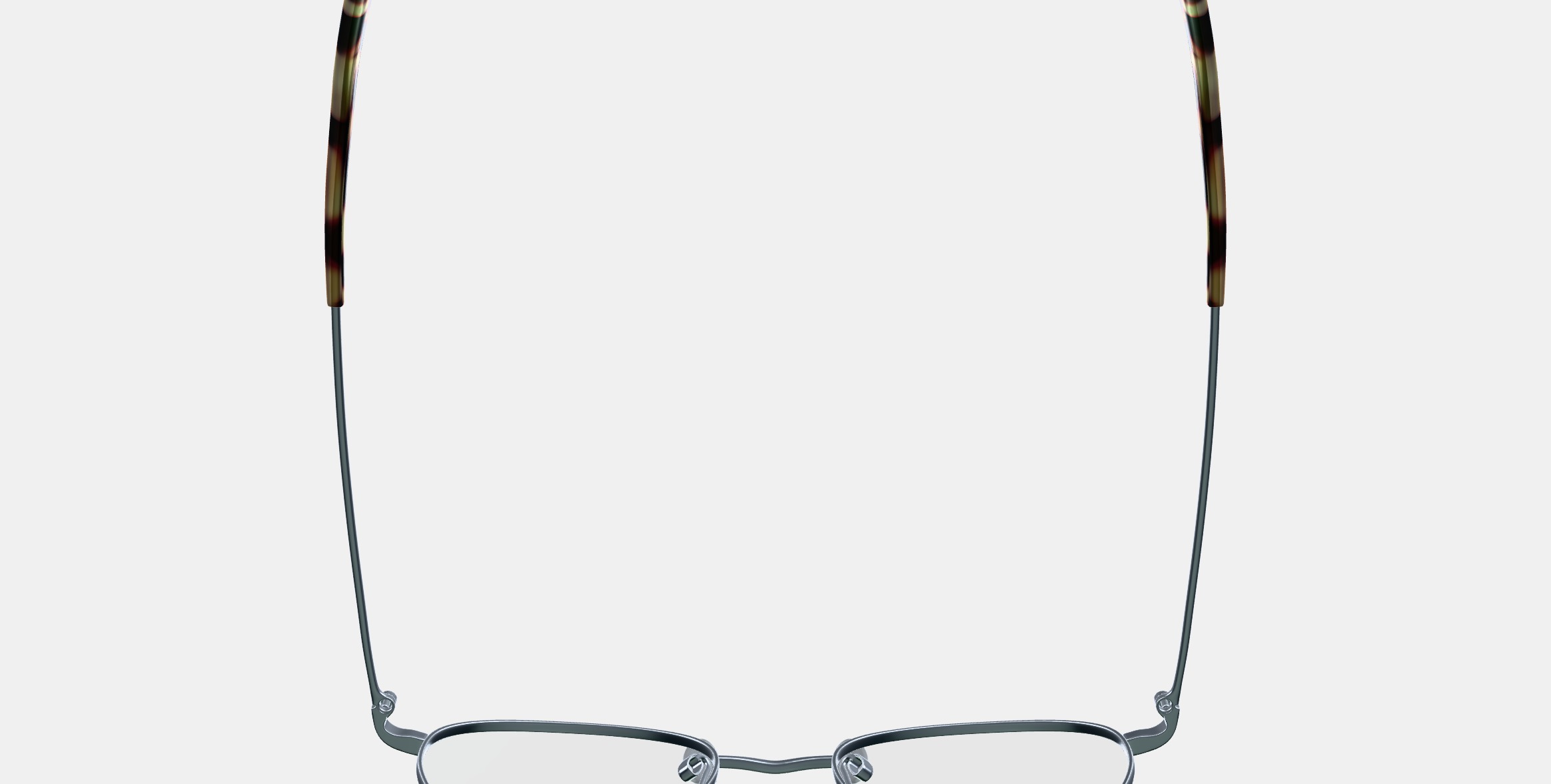 Robbie Eyeglasses in Antique Silver 3D model_8