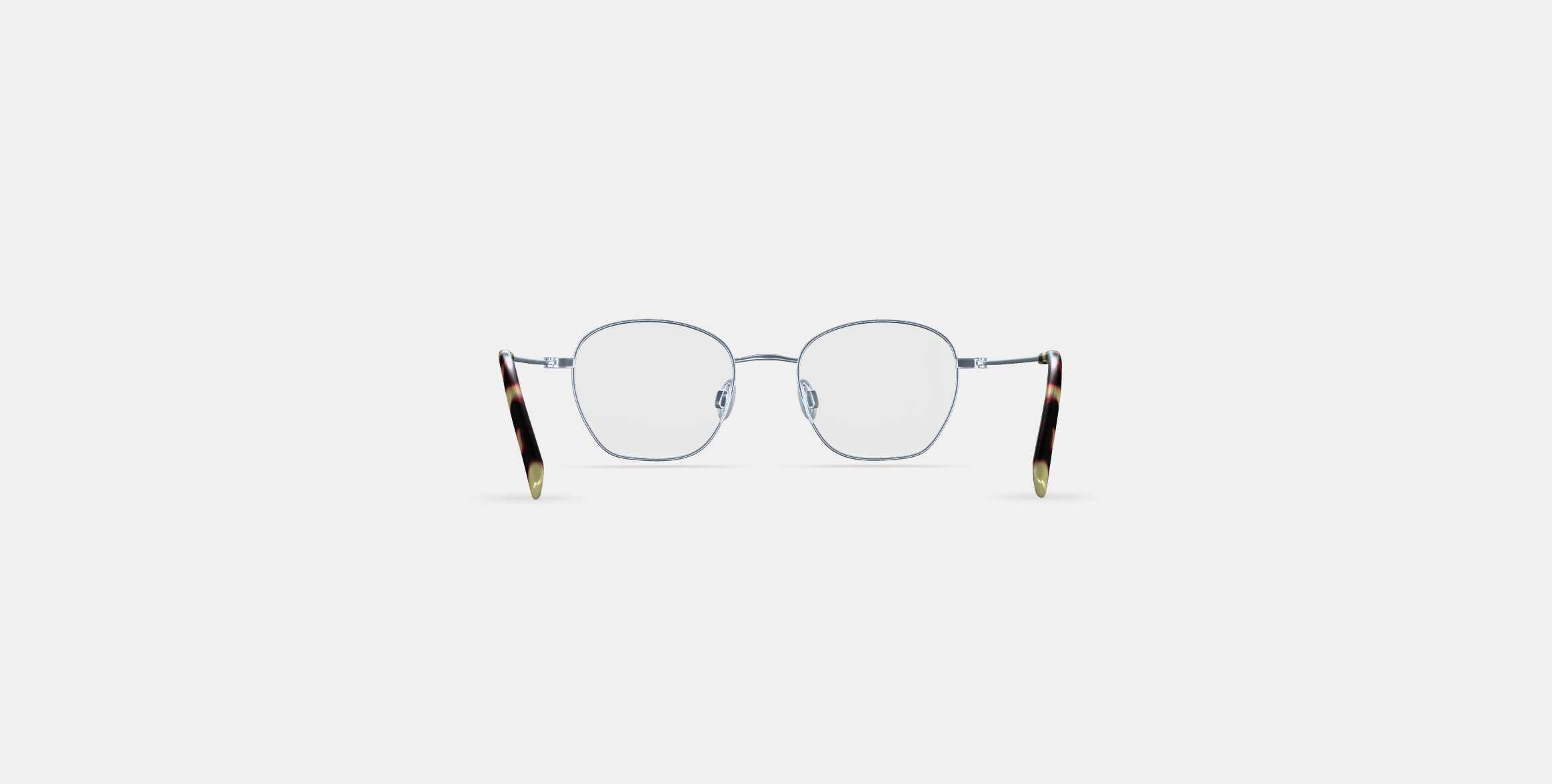 Robbie Eyeglasses in Antique Silver 3D model_14