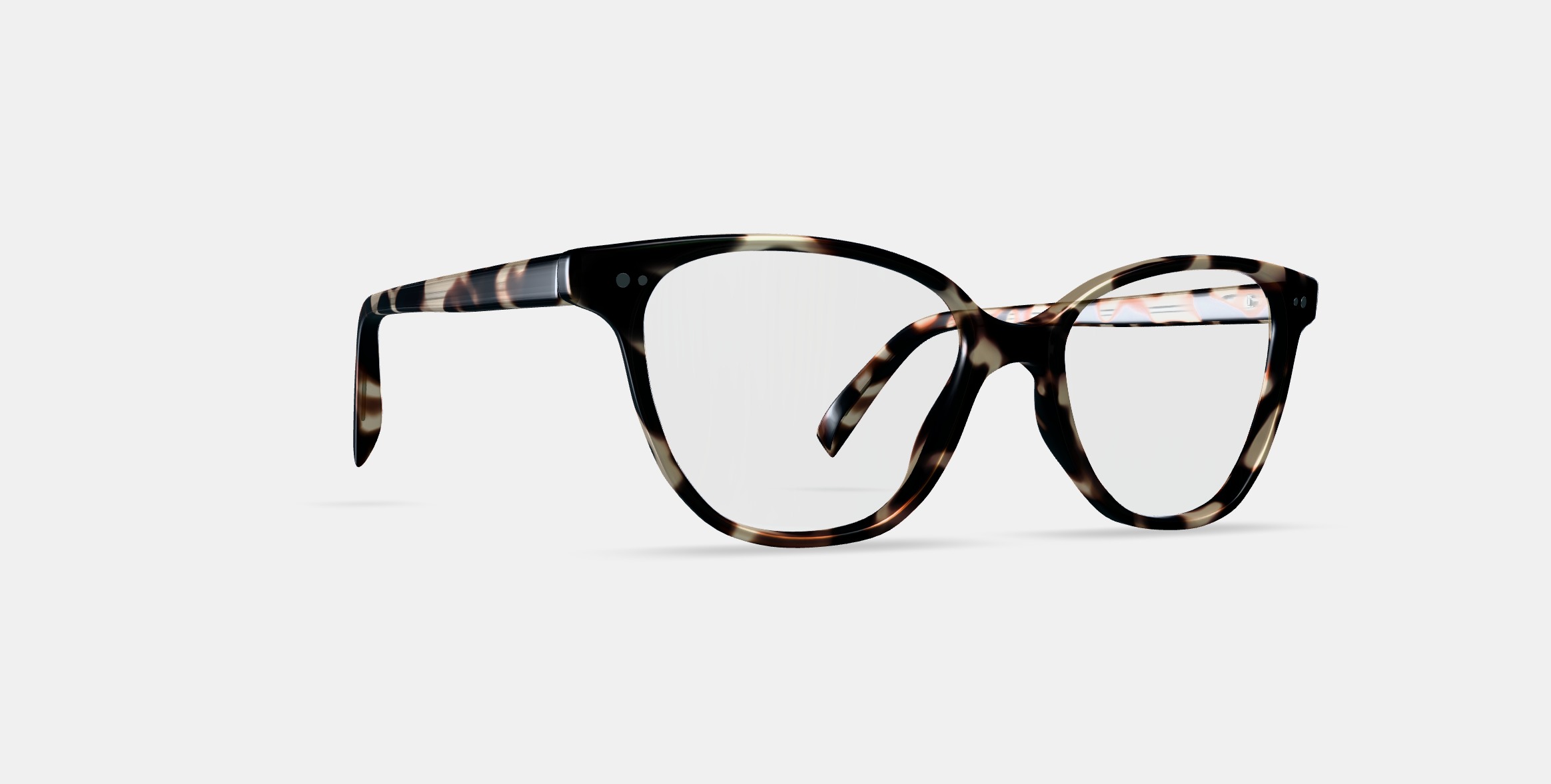 Lydell Eyeglasses in Truffle Tortoise 3D model_9