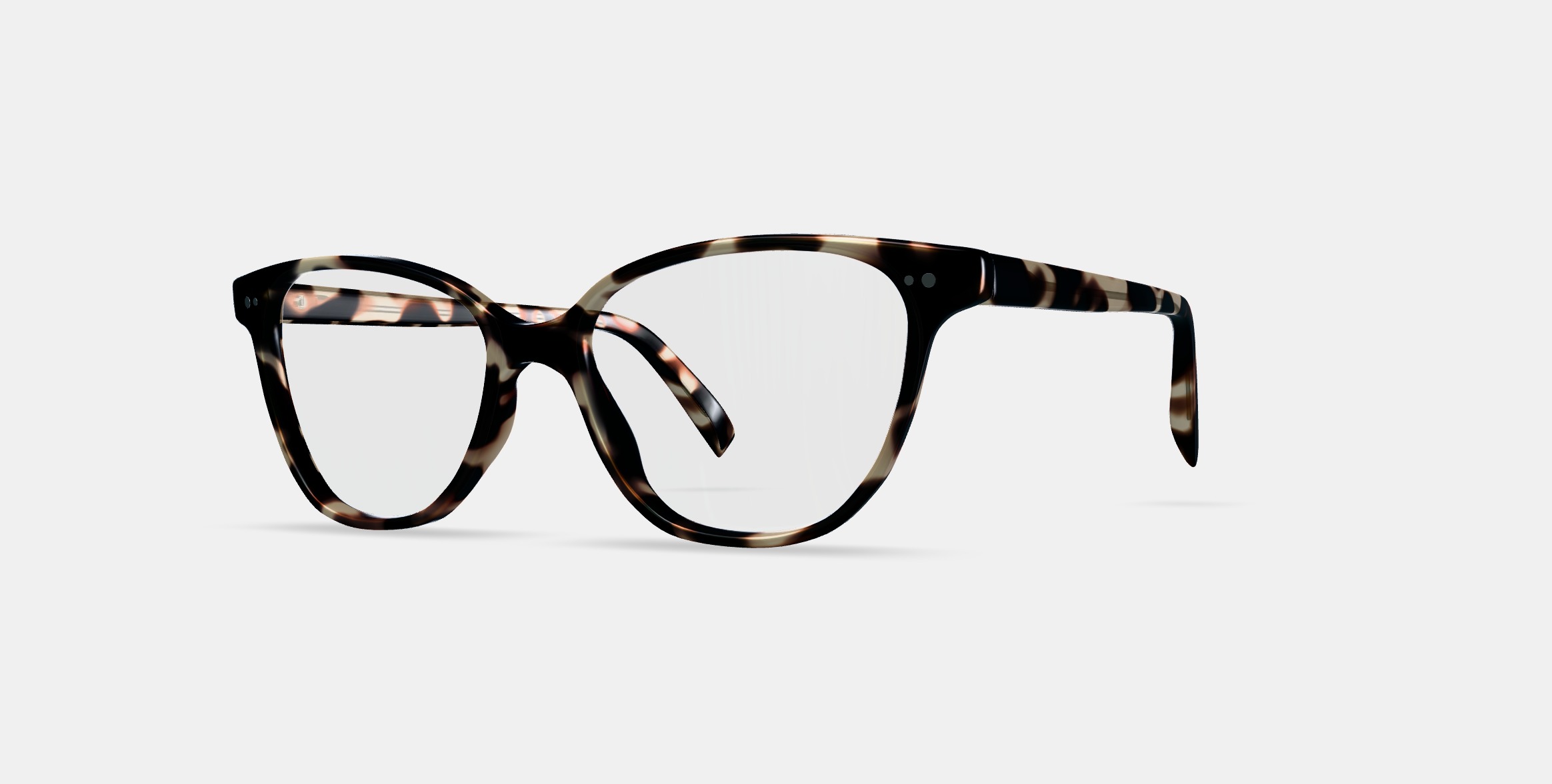 Lydell Eyeglasses in Truffle Tortoise 3D model_13