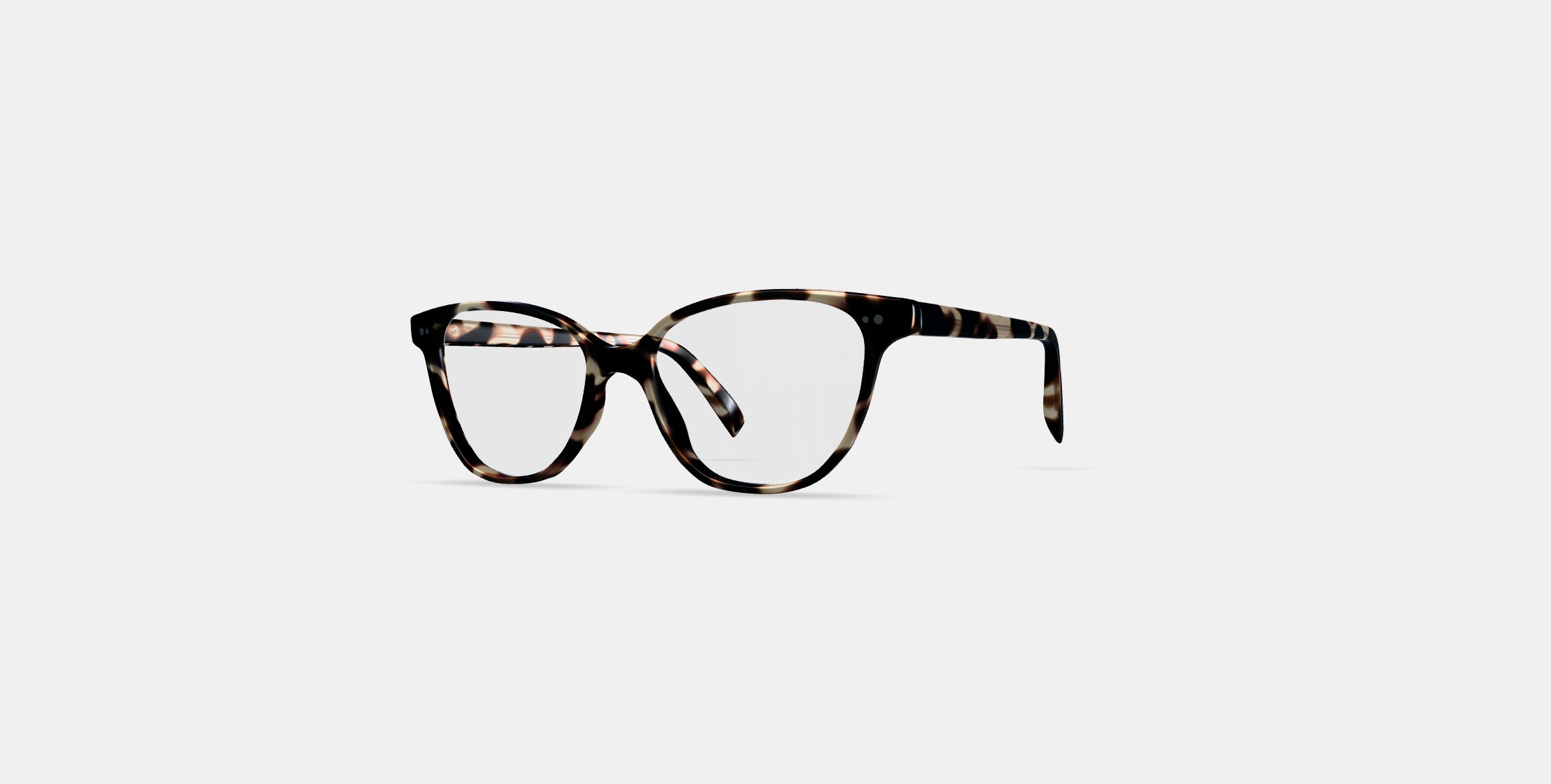 Lydell Eyeglasses in Truffle Tortoise 3D model_12