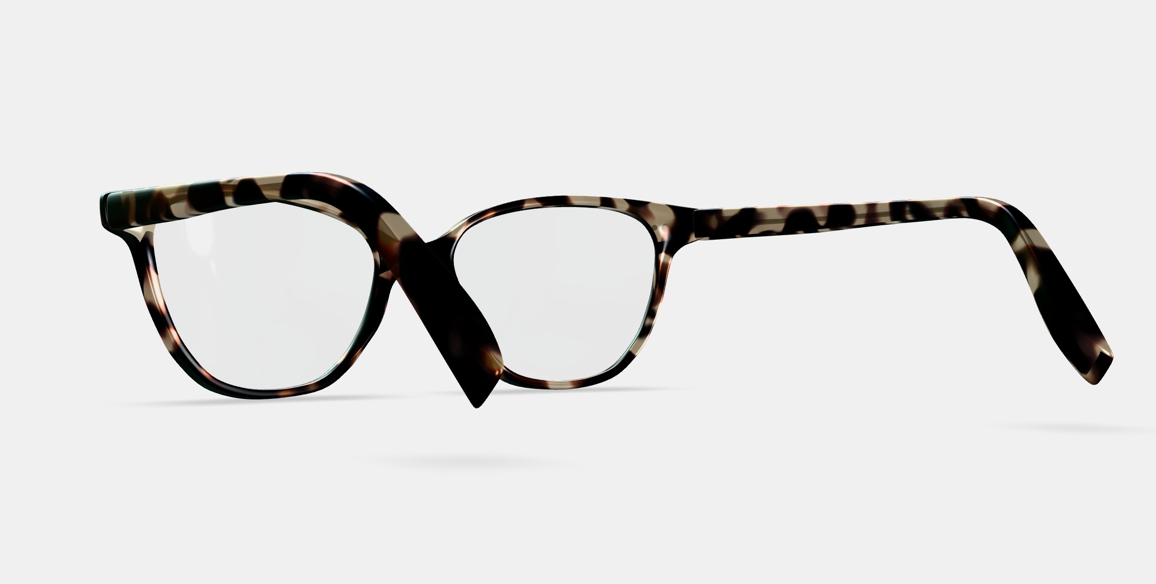 Lydell Eyeglasses in Truffle Tortoise 3D model_2