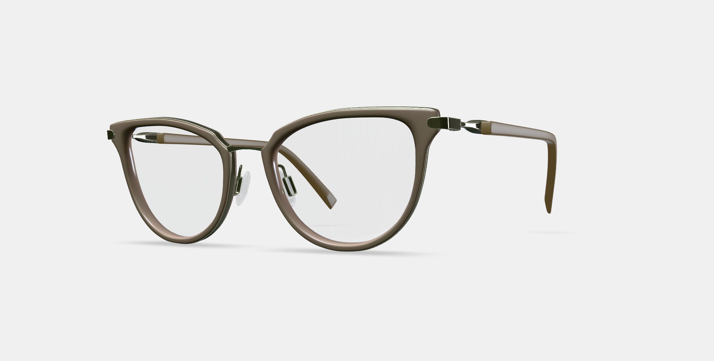 Toula Eyeglasses in Praline with Riesling 3D model_13