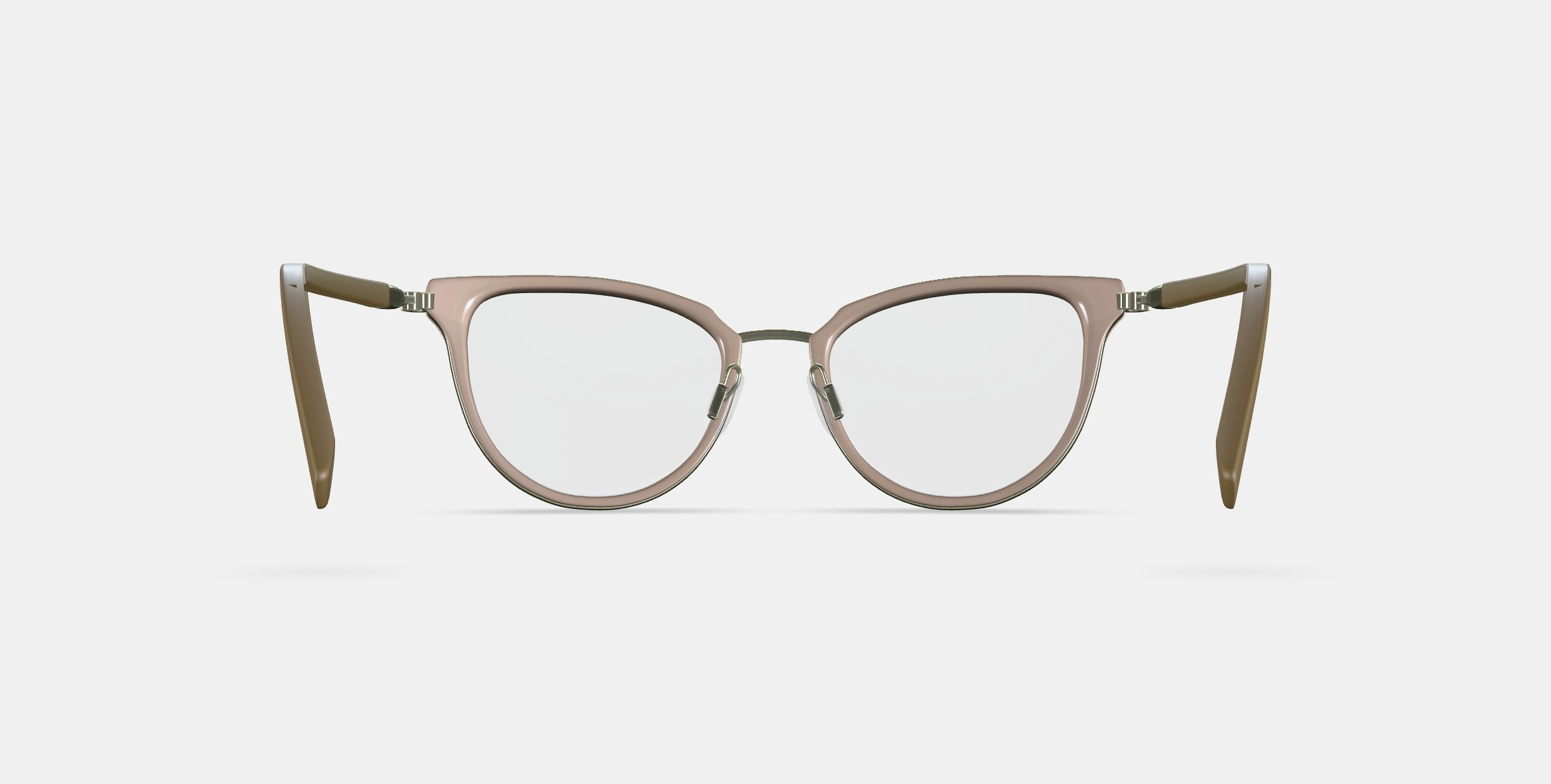 Toula Eyeglasses in Praline with Riesling 3D model_15