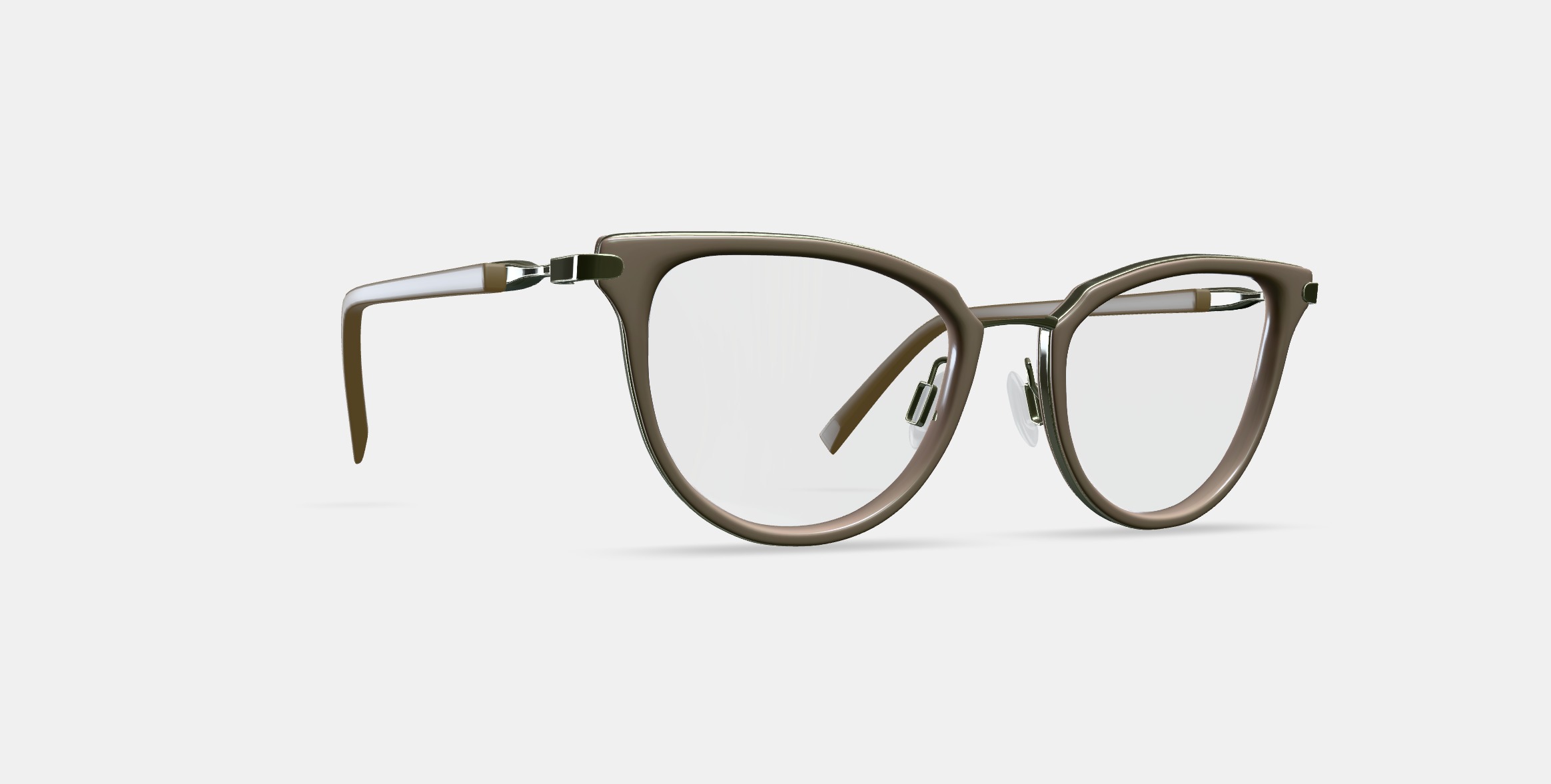 Toula Eyeglasses in Praline with Riesling 3D model_9