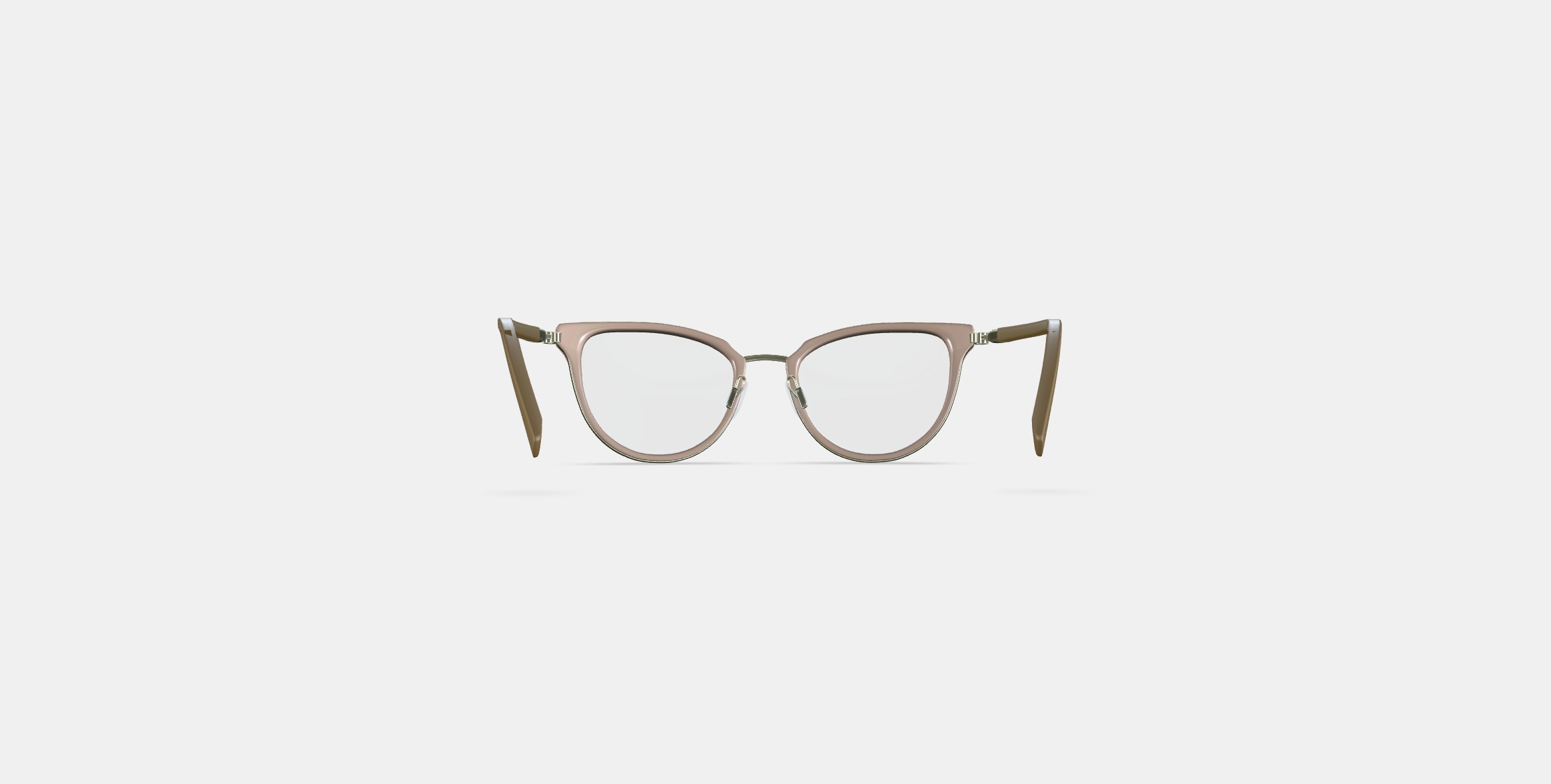 Toula Eyeglasses in Praline with Riesling 3D model_14