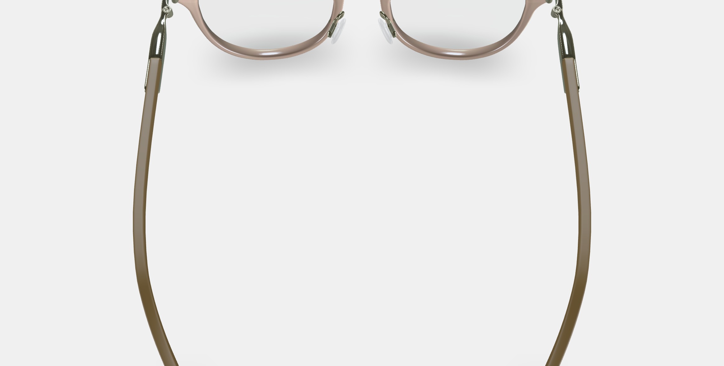 Toula Eyeglasses in Praline with Riesling 3D model_4