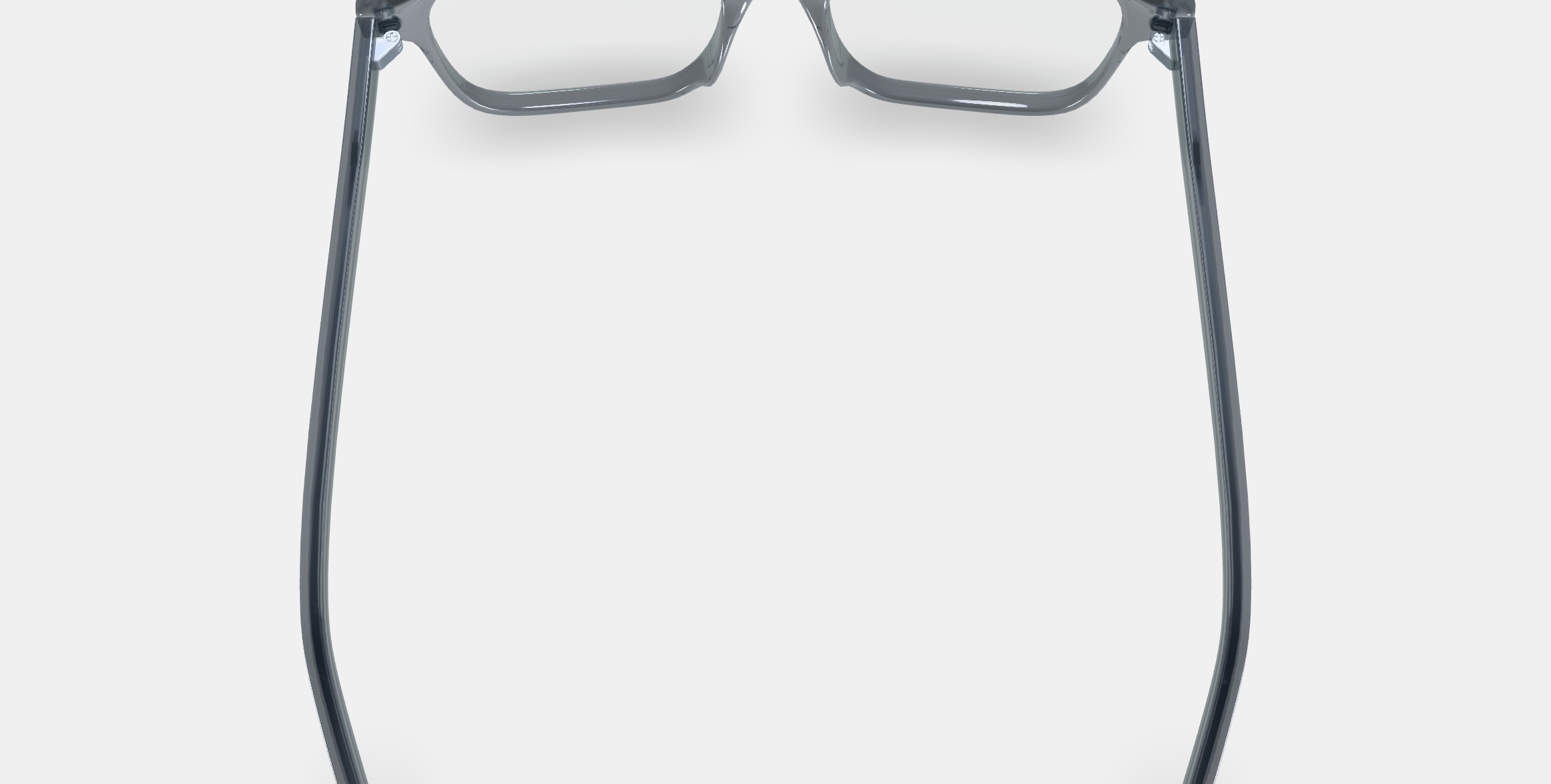 Crane Low Bridge Fit Eyeglasses in Sea Glass Grey 3D model_2