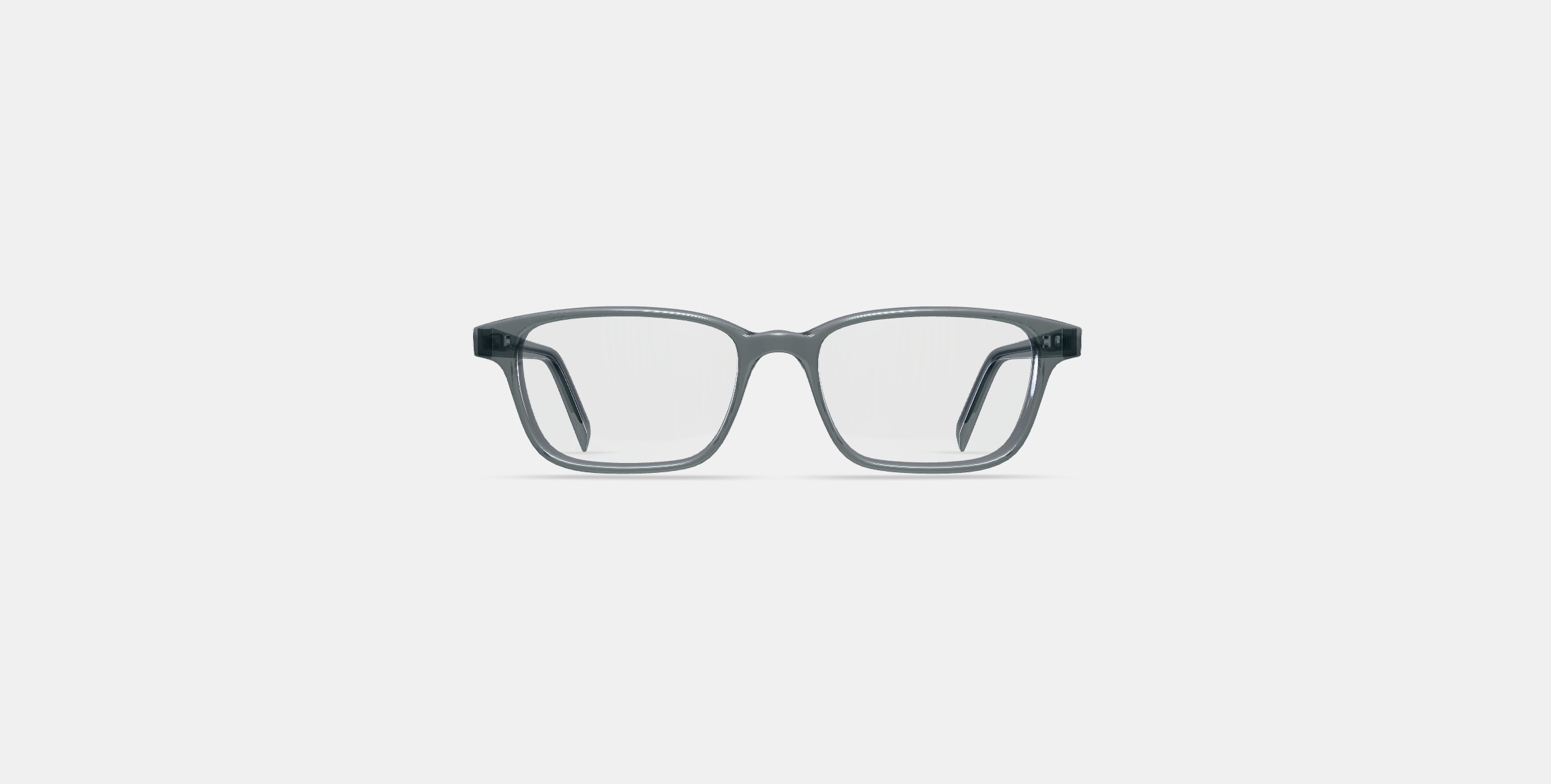 Crane Low Bridge Fit Eyeglasses in Sea Glass Grey 3D model_10
