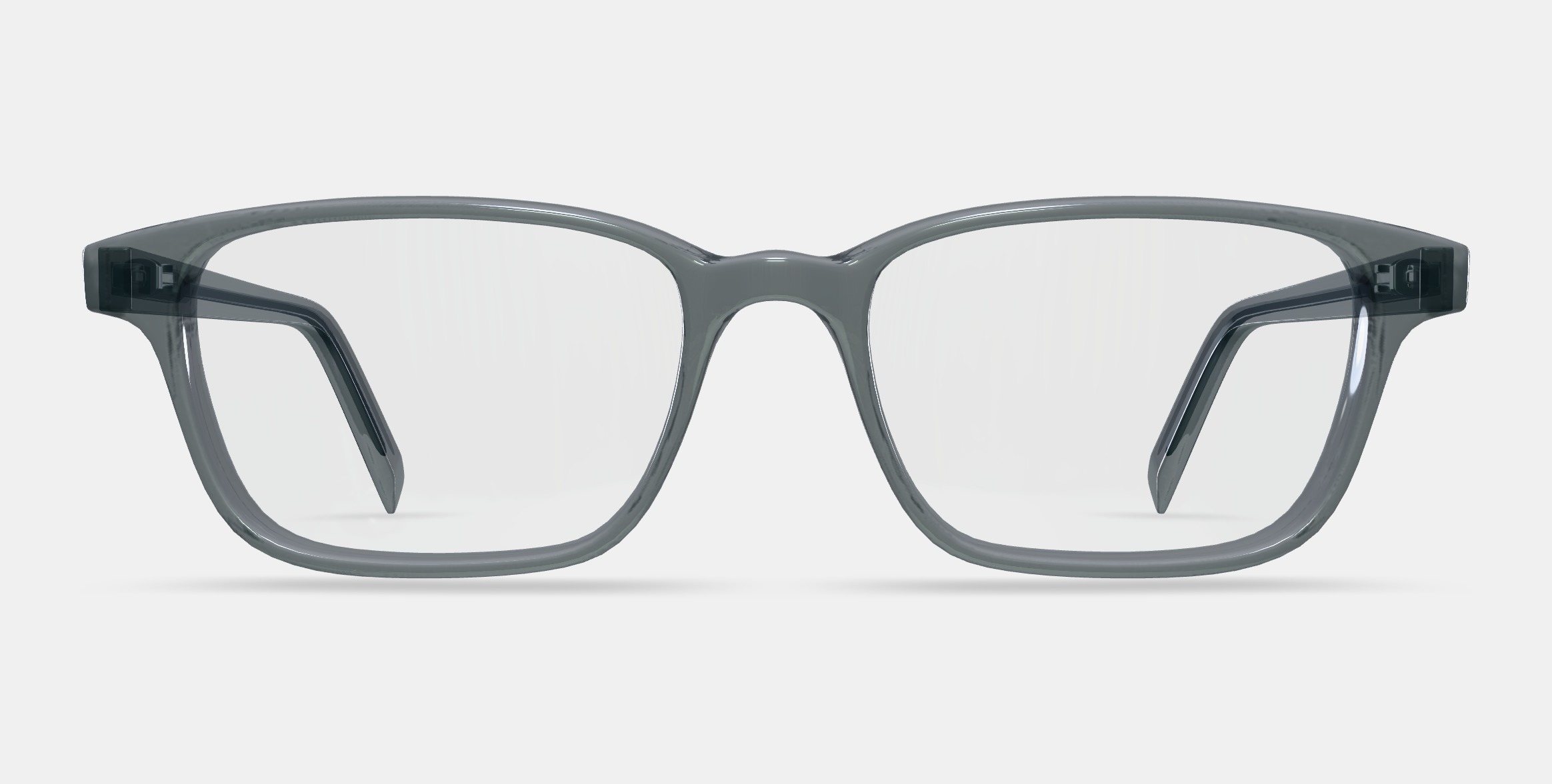 Crane Low Bridge Fit Eyeglasses in Sea Glass Grey 3D model_11