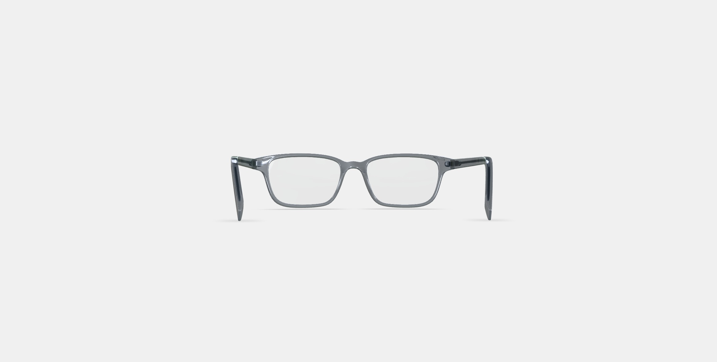 Crane Low Bridge Fit Eyeglasses in Sea Glass Grey 3D model_15